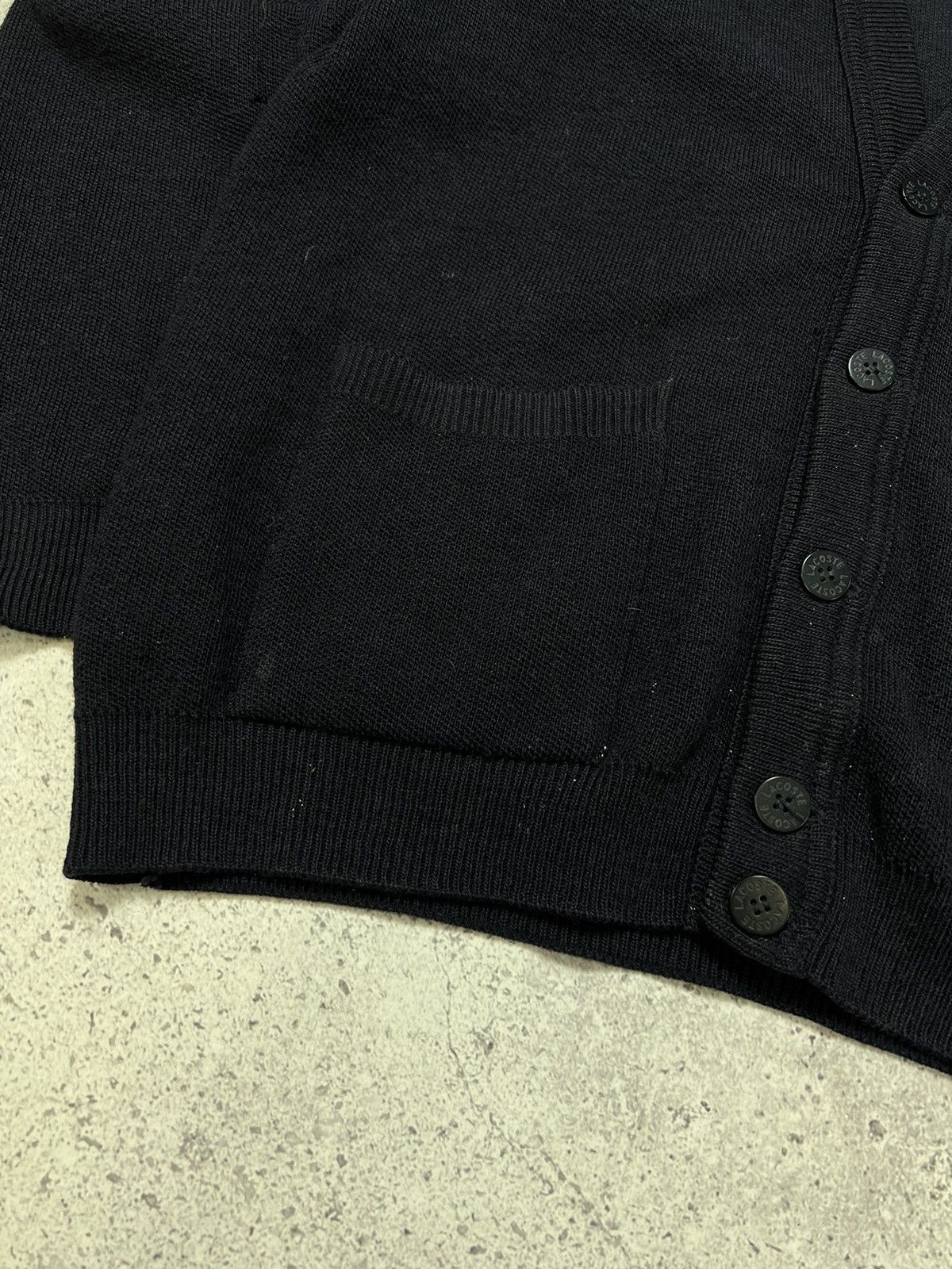 Lacoste × Vintage Vintage 90's Lacoste Cardigan Knitted Sweater Size US XL / EU 56 / 4 - 11 Thumbnail