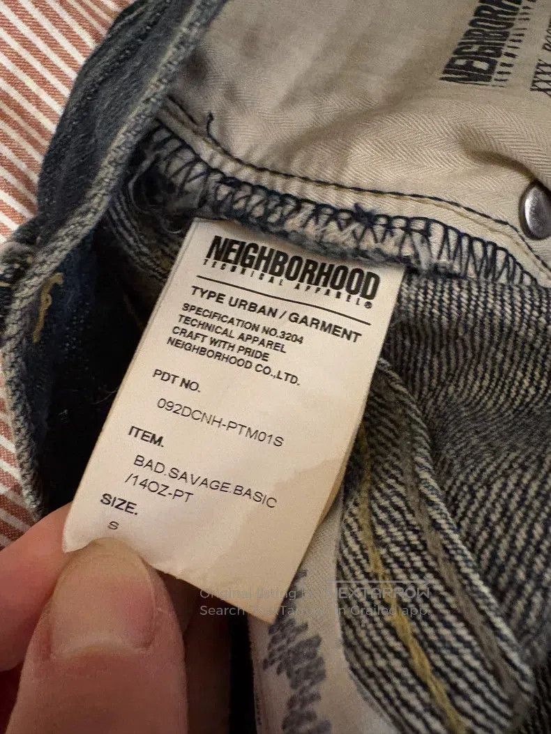 Neighborhood Neighborhood size S Denim jeans, Disney joint venture king Size US 27 - 6 Thumbnail