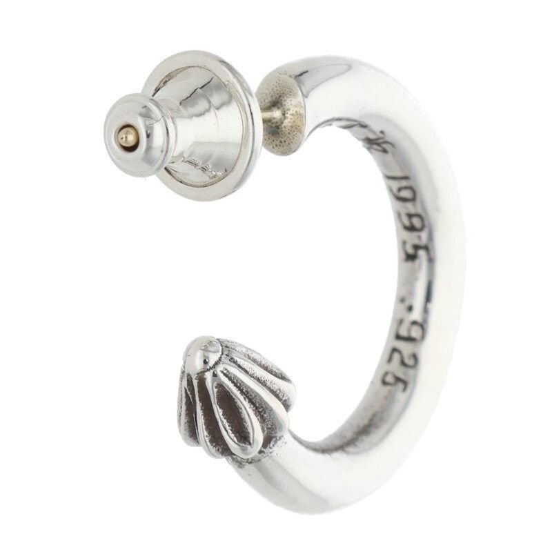Chrome Hearts Chrome Hearts Plain Hoop Silver Earring Size ONE SIZE - 2 Thumbnail