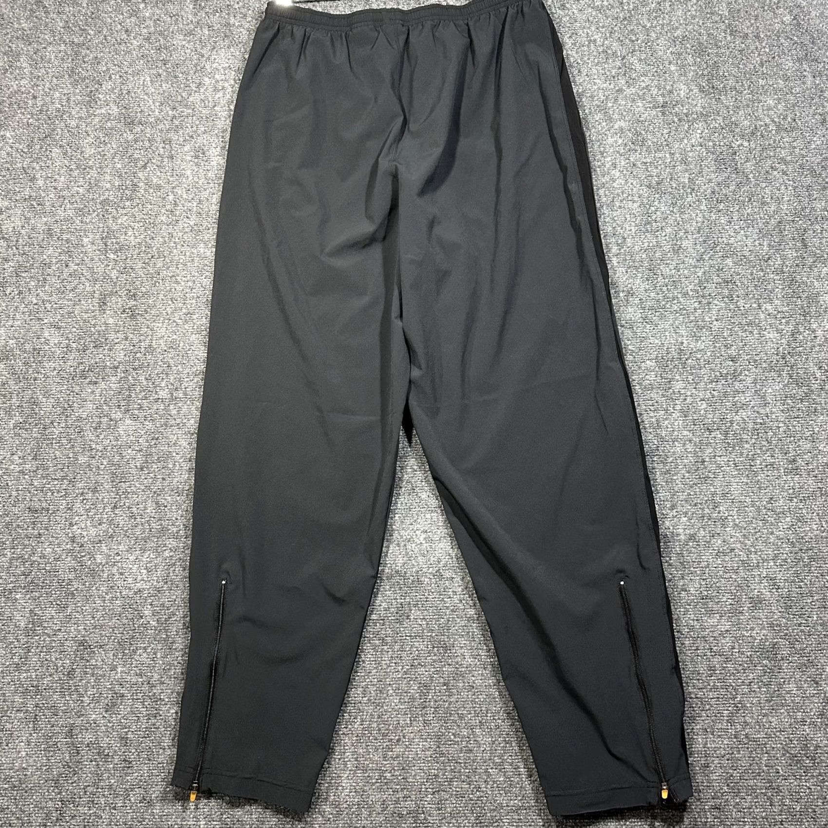 Nike Nike Track Pants Womens Large Black Zip Pockets Zip Ankles Elastic Tie Waist Regular Fit 30 Inseam Pockets Logo Fashion Activewear Shoes? Size 36" / US 14 / IT 50 - 6 Thumbnail