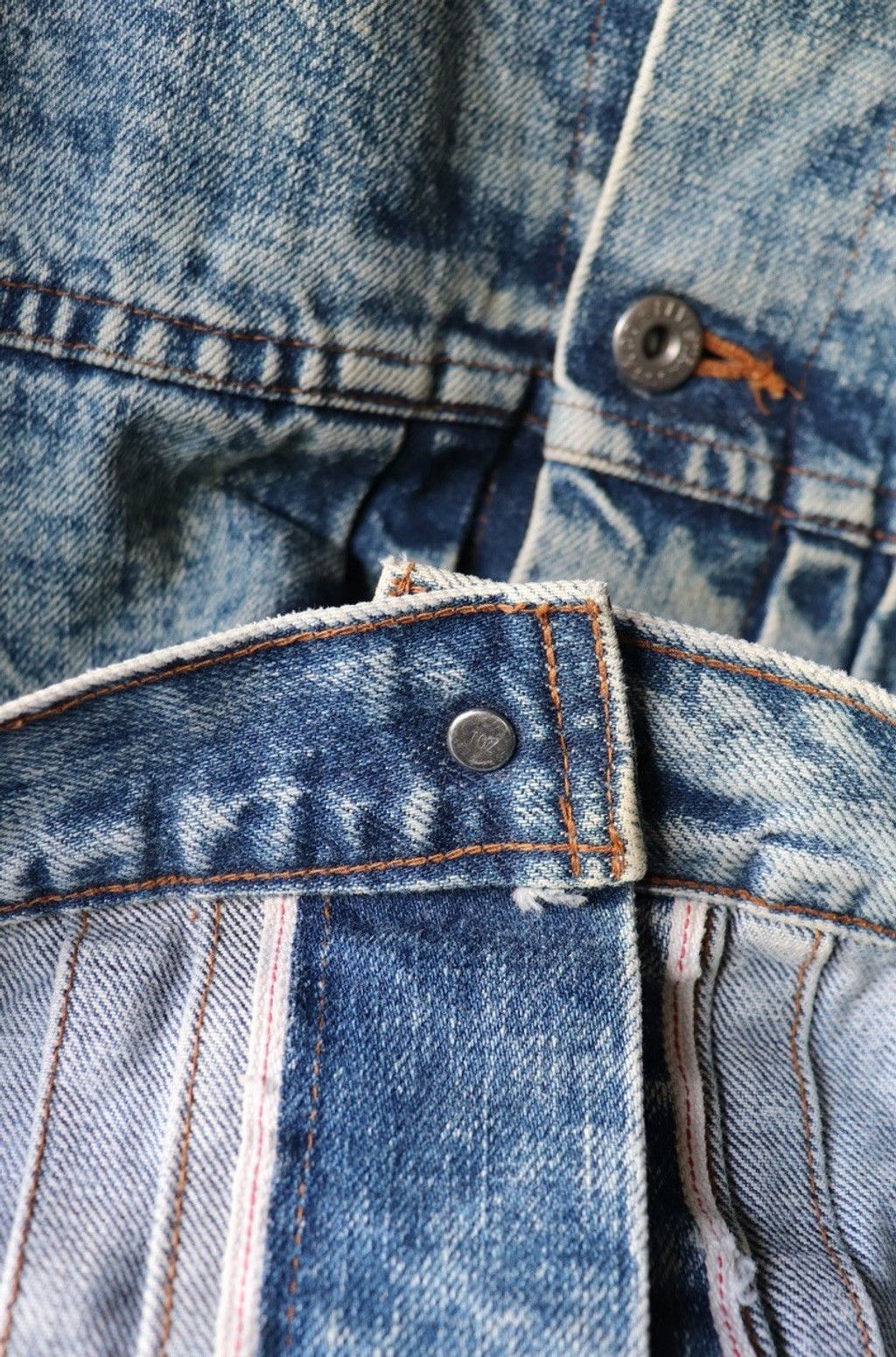 Levi's VTG 80's Type 1 LEVI'S 70702 BIG E SELVEDGE Denim JACKET J Size US L / EU 52-54 / 3 - 3 Thumbnail