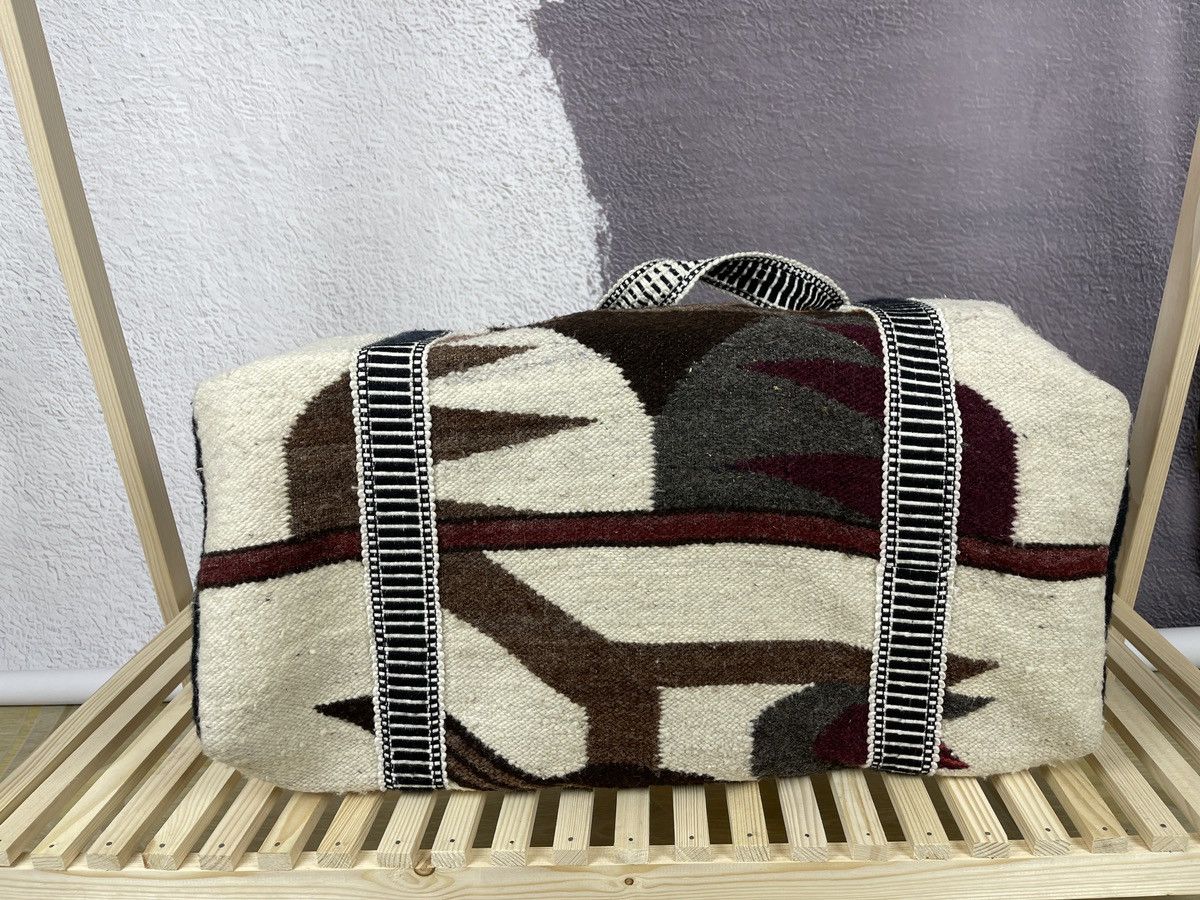 Vintage Vintage Indians style wool bag bird men in hat pattern Size ONE SIZE - 13 Thumbnail