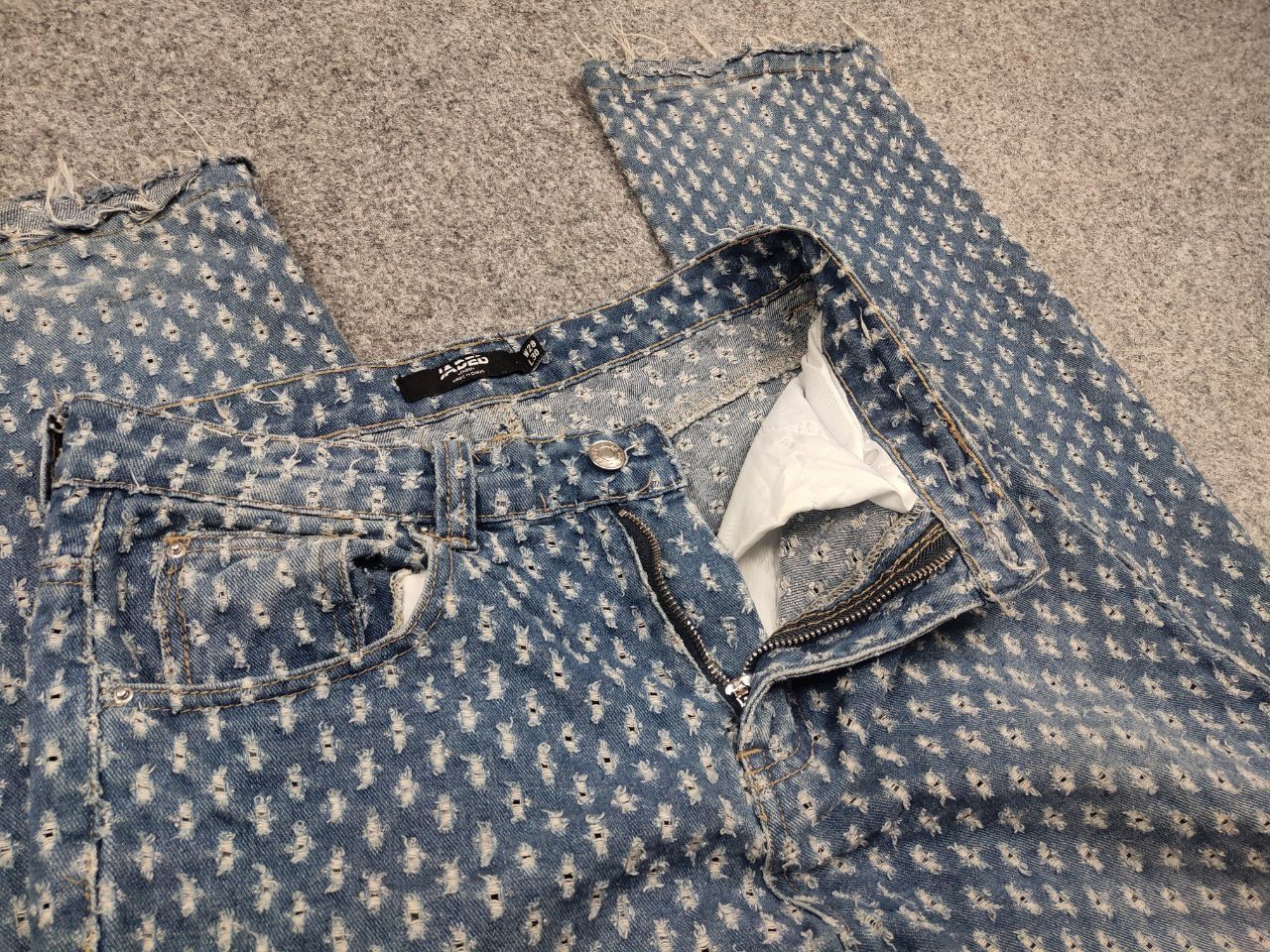 If Six Was Nine Jaded London Vtg Japan l.g.b Style distressed denim Jeans Size US 30 / EU 46 - 15 Thumbnail