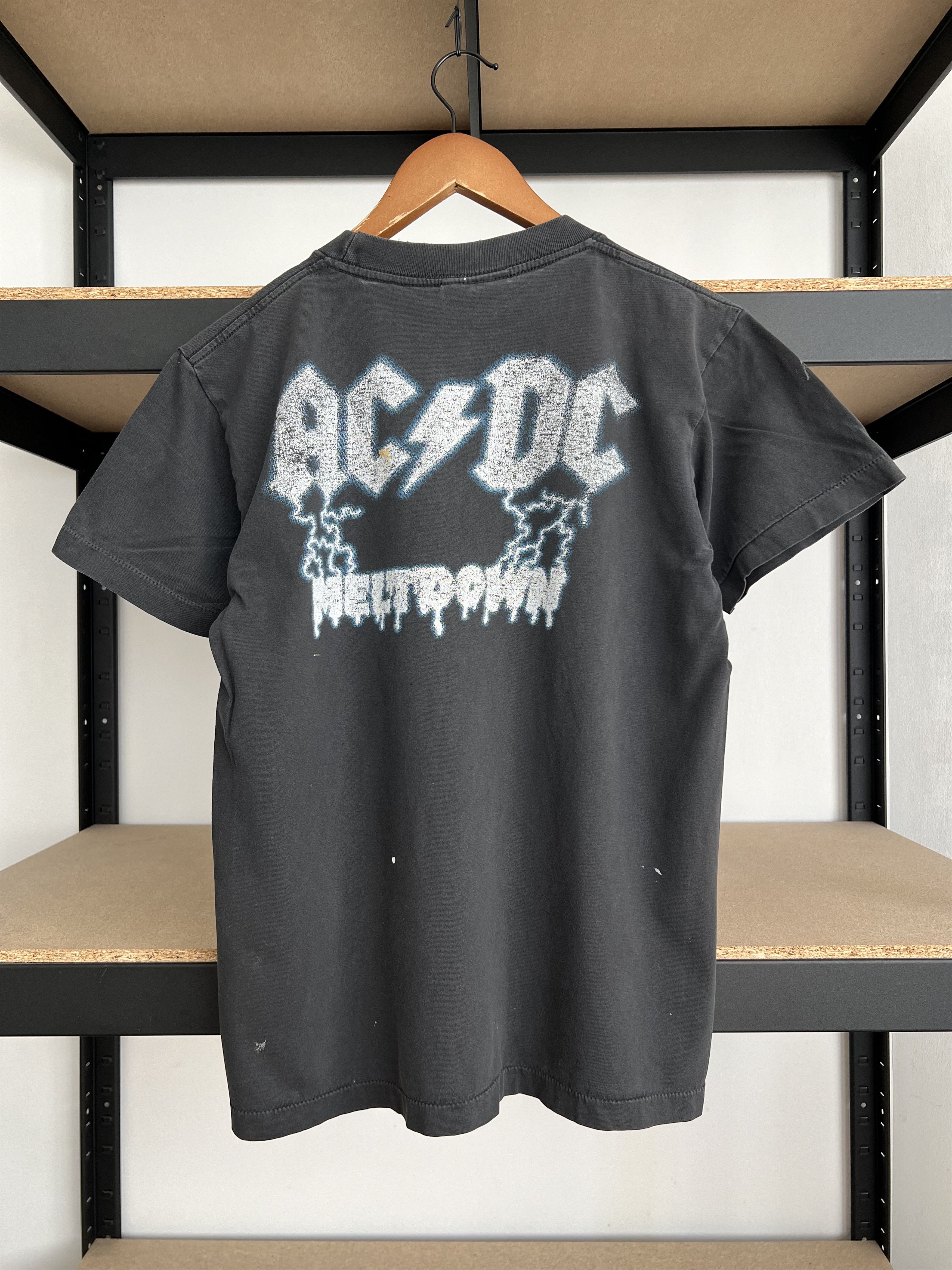 Band Tees Vintage 90s AC/DC Meltdown Frankenstein Lightning T-shirt Size US M / EU 48-50 / 2 - 2 Thumbnail