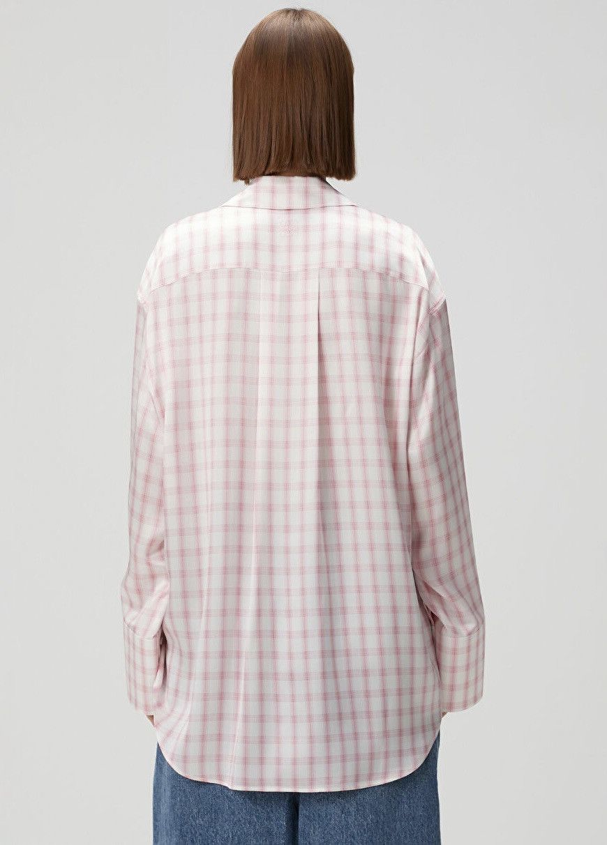 Loewe Loewe oversized embroidered checked silk shirt Size M / US 6-8 / IT 42-44 - 2 Thumbnail