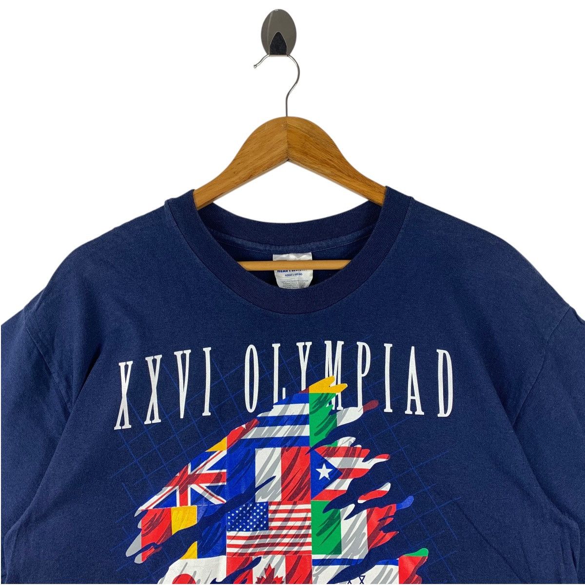 USA Olympics Vintage OLYMPIC ATLANTA 1996 Men Tees Size US L / EU 52-54 / 3 - 2 Thumbnail