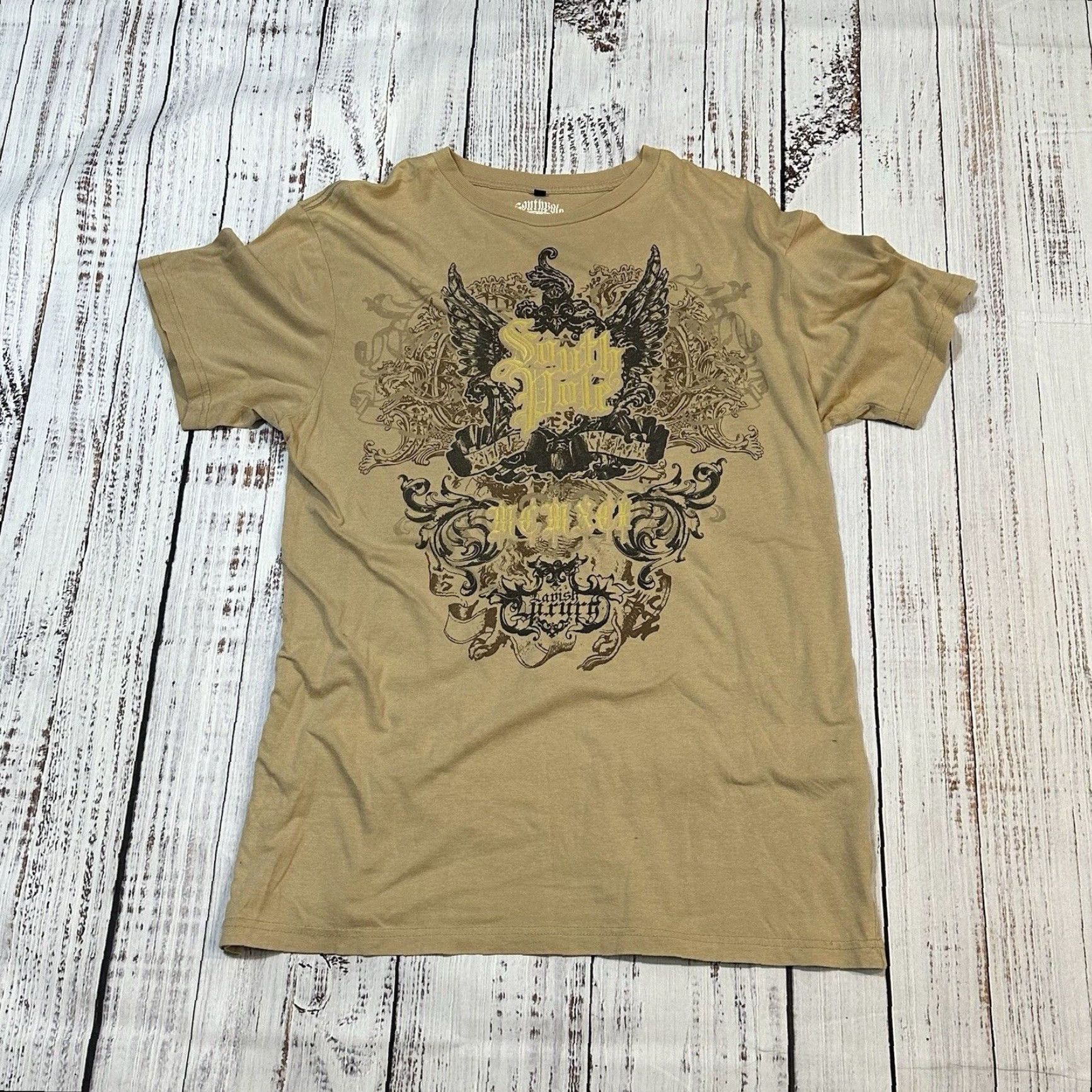 Southpole Southpole Premium Ed. Y2K-Style Graphic Shirt Grunge Gothic USA Men's Large Shirt Size US L / EU 52-54 / 3 - 2 Thumbnail