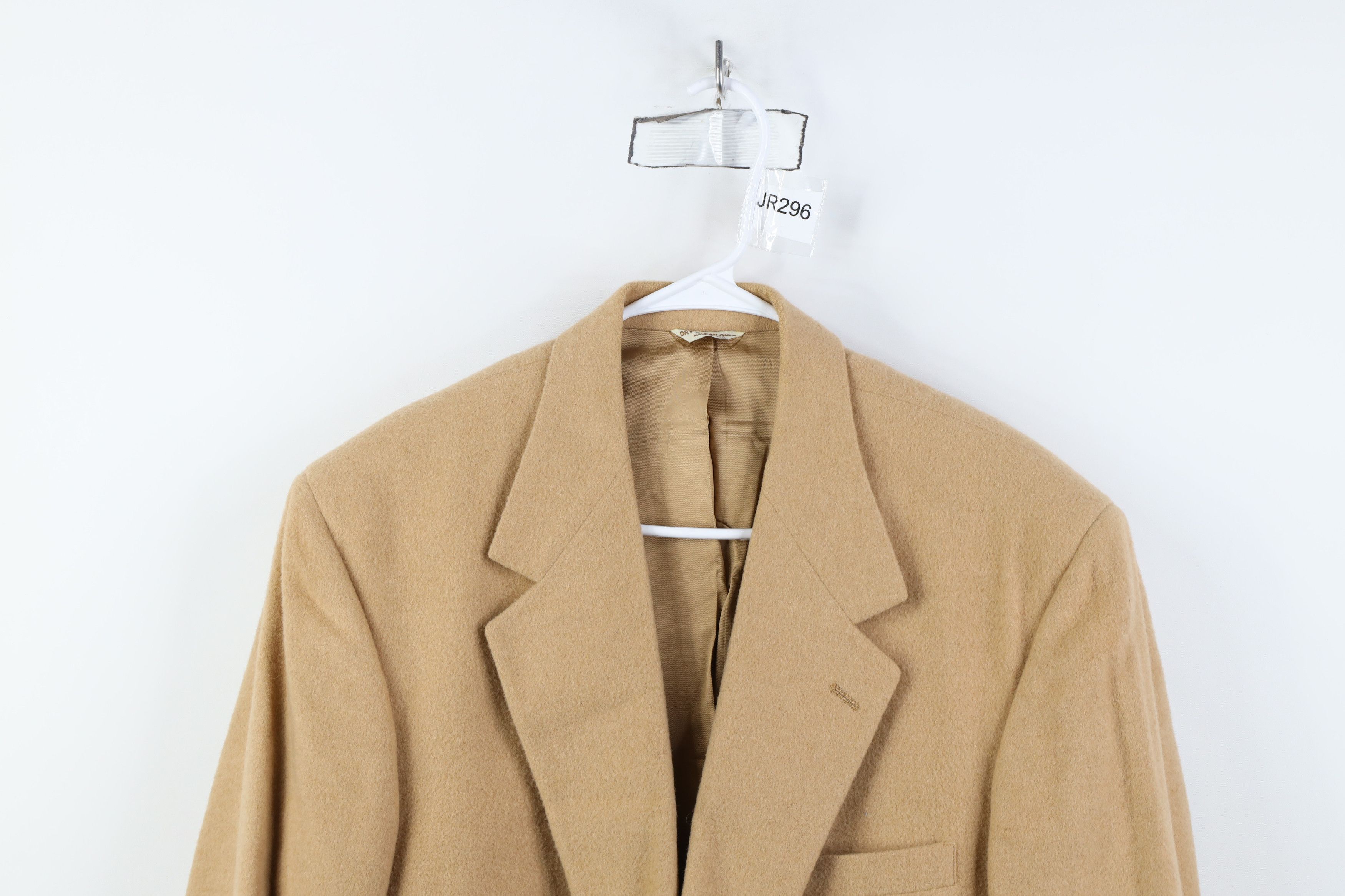 Vintage Vintage 90s Streetwear Camel Hair 2 Button Blazer Jacket USA Size US XXL / EU 58 / 5 - 2 Thumbnail