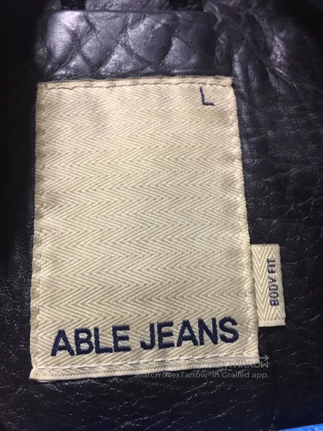Japanese Brand ABLE Men's Leather Jacket Size L. Size US L / EU 52-54 / 3 - 9 Thumbnail