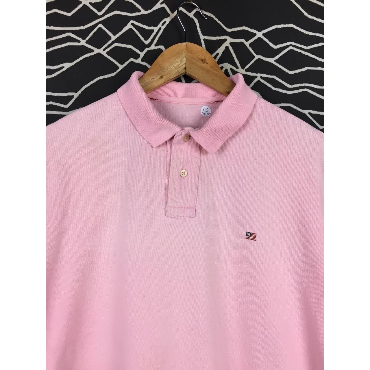 Ralph Lauren × Vintage Vtg Ralph Lauren Flag Logo Heritage Polo Tee Size US L / EU 52-54 / 3 - 3 Thumbnail