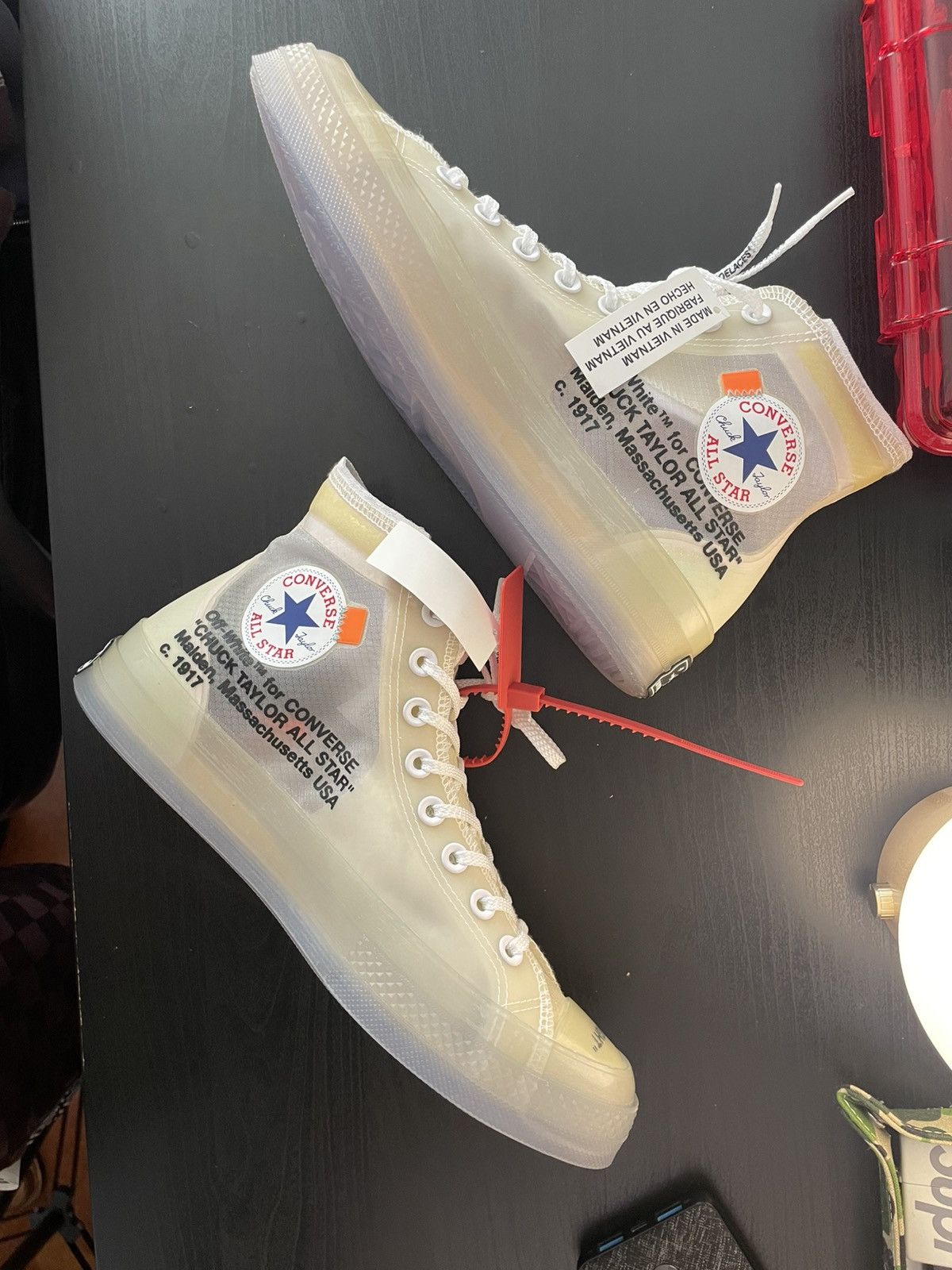 Converse × Off-White The ten Converse hi top all star Size US 8.5 / EU 41-42 - 2 Thumbnail