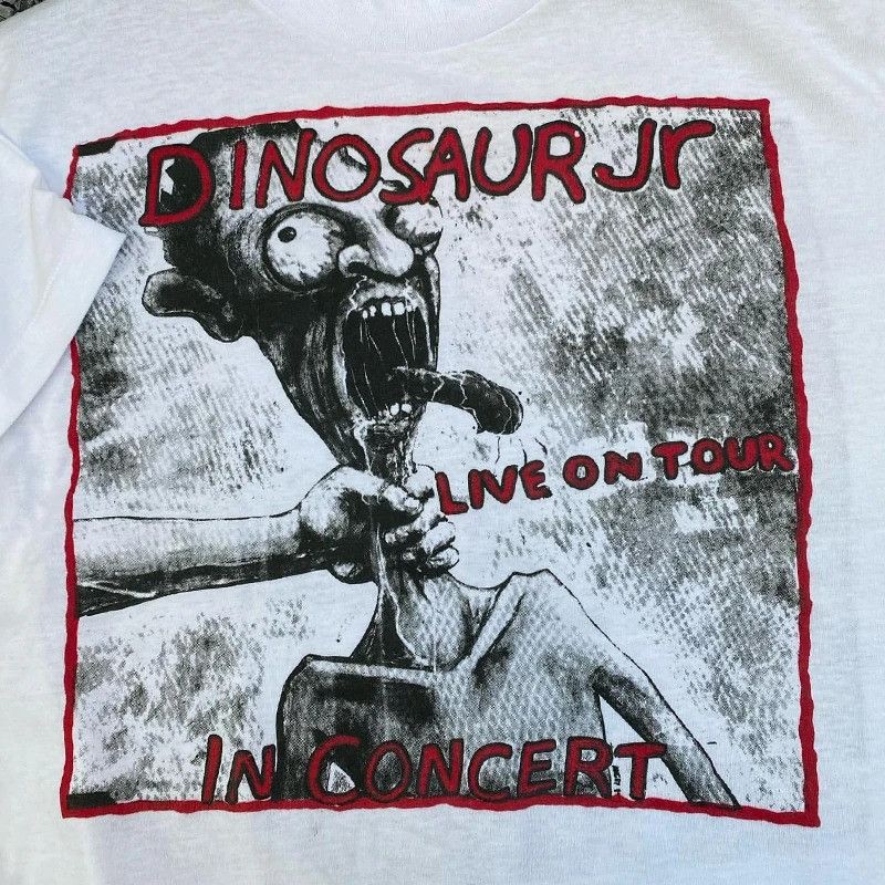 Vintage Vintage American Dinosaur Music T-Shirt Size US XL / EU 56 / 4 - 3 Thumbnail