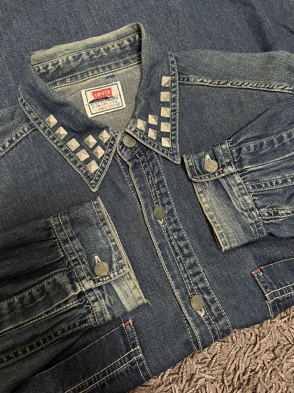 Marithe + Francois Girbaud 1990s Levis Strauss stud desingned MFG #I3 Size US M / EU 48-50 / 2 - 7 Thumbnail