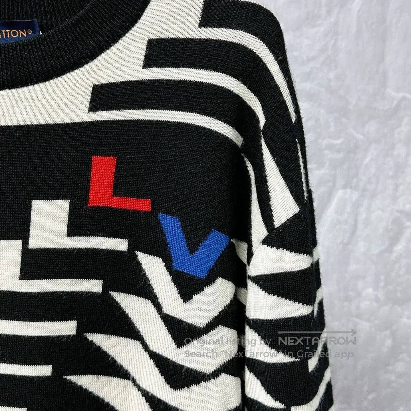 Louis Vuitton louis vuitton ss24 striped color block sweater. Size US L / EU 52-54 / 3 - 3 Thumbnail