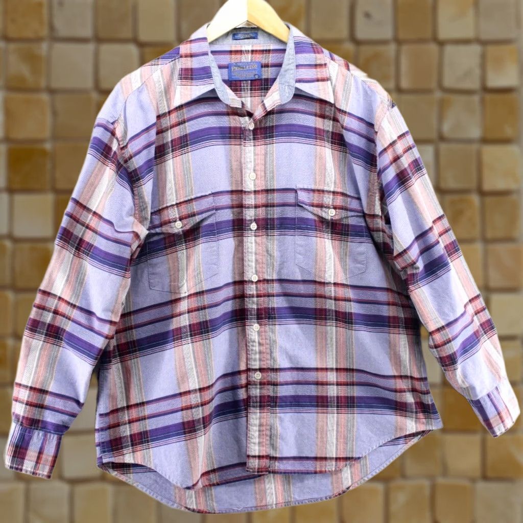 Pendleton Pendleton Shirt Mens L Men Original Board Plaid Long Sleeve Cotton Size US L / EU 52-54 / 3 - 1 Thumbnail