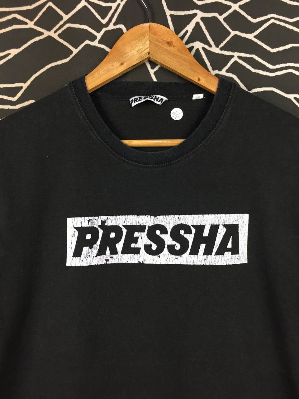 Vintage Pressha Box Logo Urban Graphic Spell Out Tee Size S Size US S / EU 44-46 / 1 - 3 Thumbnail