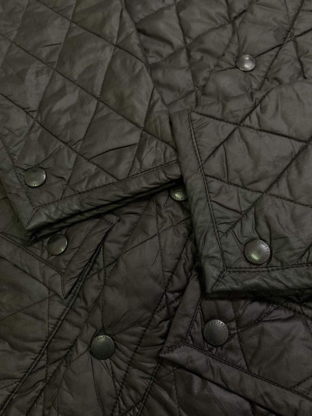 Canterbury of New Zealand Vtg Canterbury Quilted Black Jacket Size US M / EU 48-50 / 2 - 5 Thumbnail
