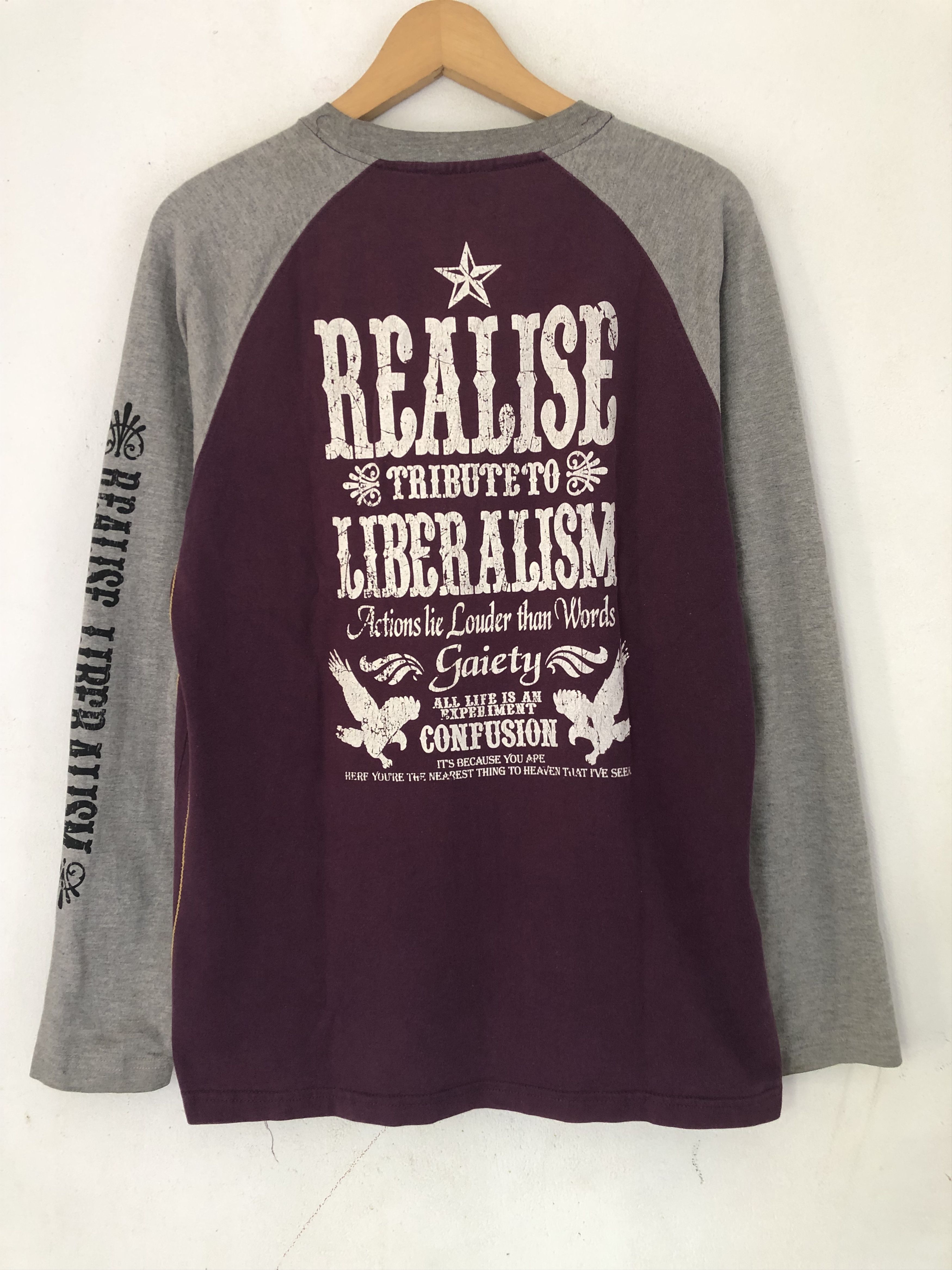 If Six Was Nine Japanese Tribal Poem LongSleeve Rock Punk Style Size US L / EU 52-54 / 3 - 2 Thumbnail