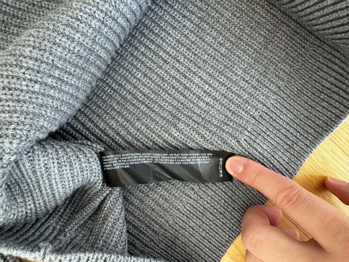 Theory Theory Martig Merino Wool Turtleneck Sweater Grey L Size US L / EU 52-54 / 3 - 4 Thumbnail