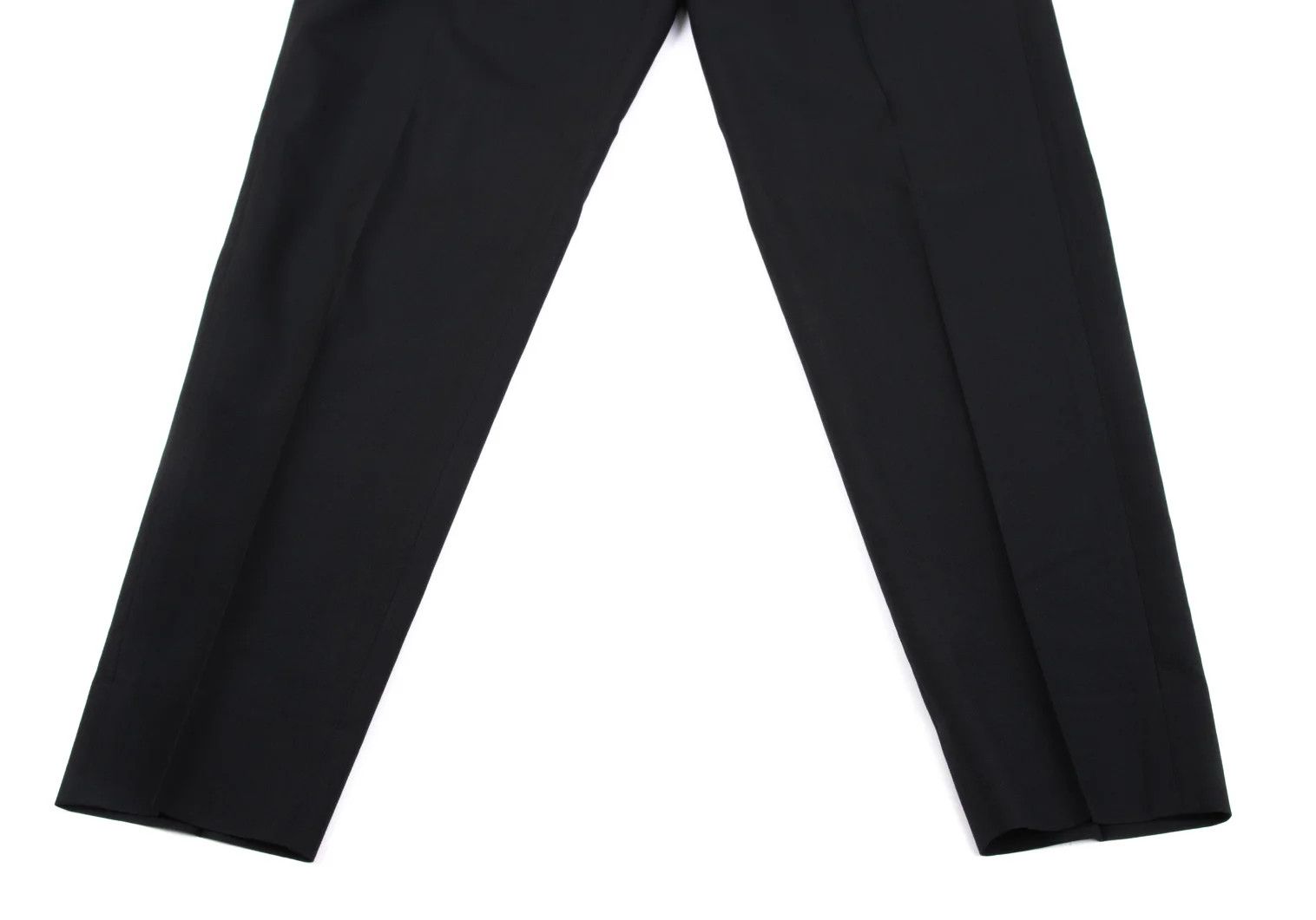Jean Paul Gaultier Wool Tuck Tapered Pants in Black Size 50 Size US 34 / EU 50 - 8 Thumbnail