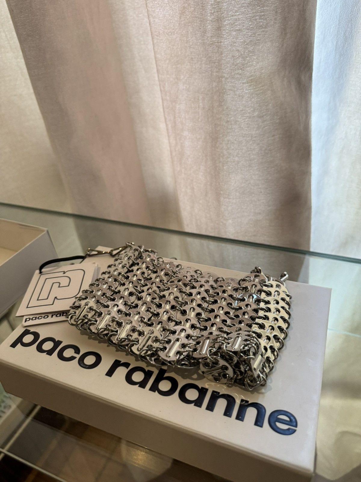 Paco Rabanne Silver 1969 Nano bag Size ONE SIZE - 9 Thumbnail