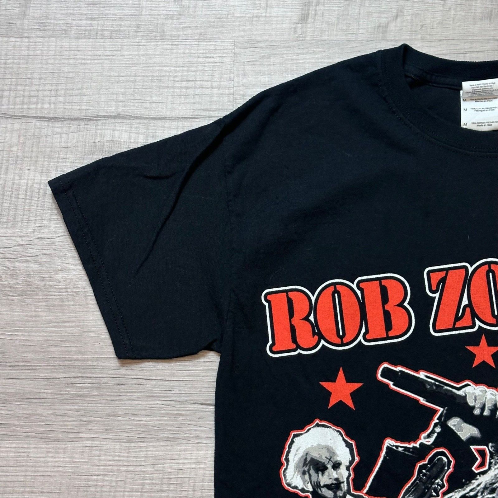 Gildan Rob Zombie 2014 Concert Tour Tee Medium Double Sided Size US M / EU 48-50 / 2 - 6 Thumbnail