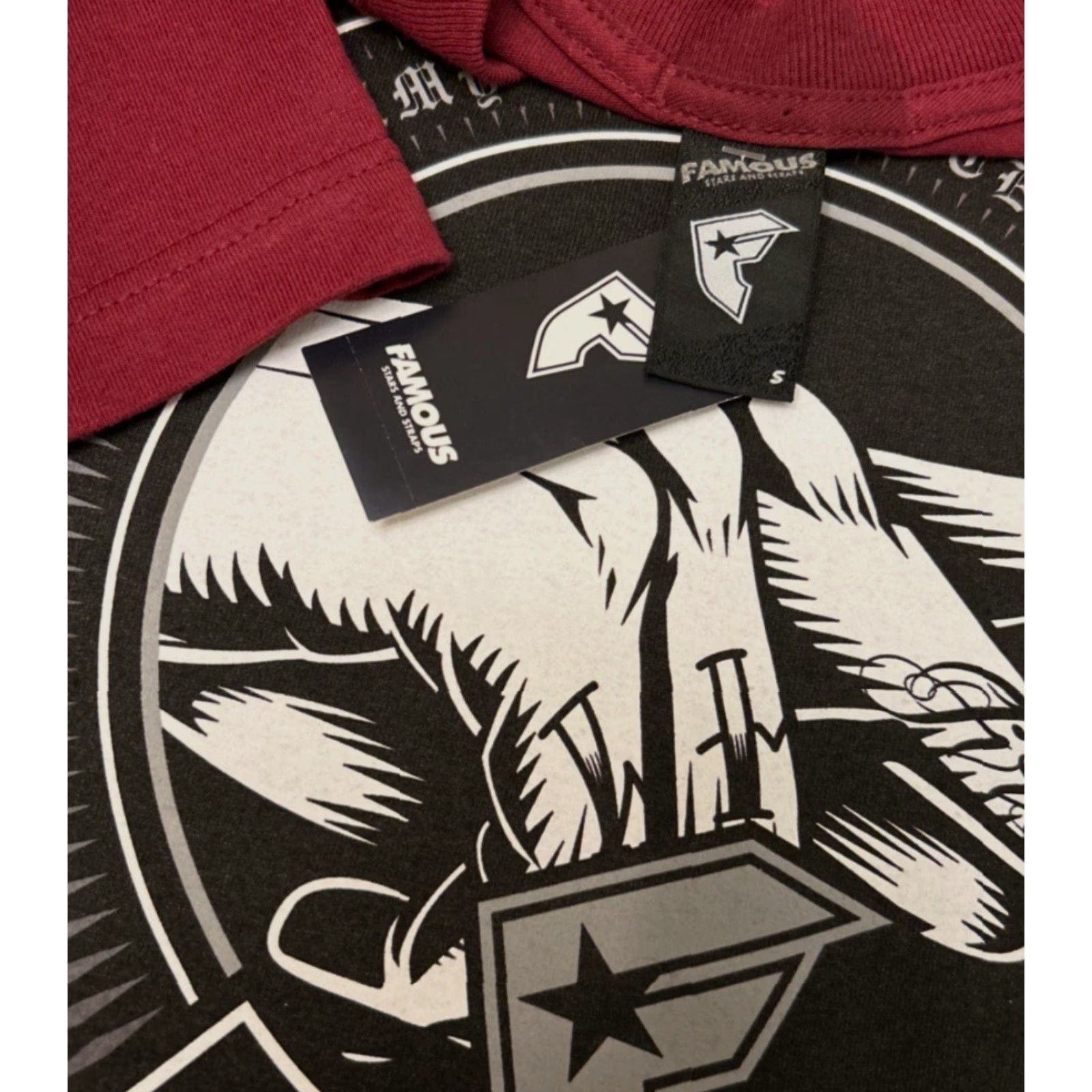 Barker VINTAGE Famous Stars & Straps Shirt S Red Music Punk Grunge Y2K Travis Barker Jeremy Twitch Men Size US S / EU 44-46 / 1 - 3 Thumbnail