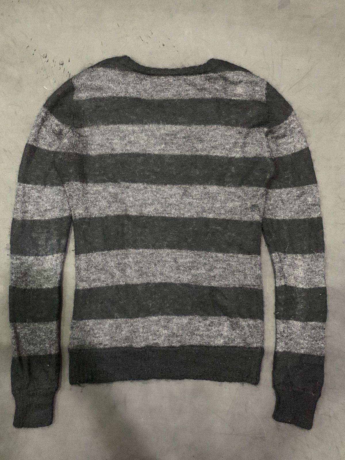 monkey time 💸BINDINGOFFER💸Monkey Time knitted stripe mohair style Size US L / EU 52-54 / 3 - 3 Thumbnail