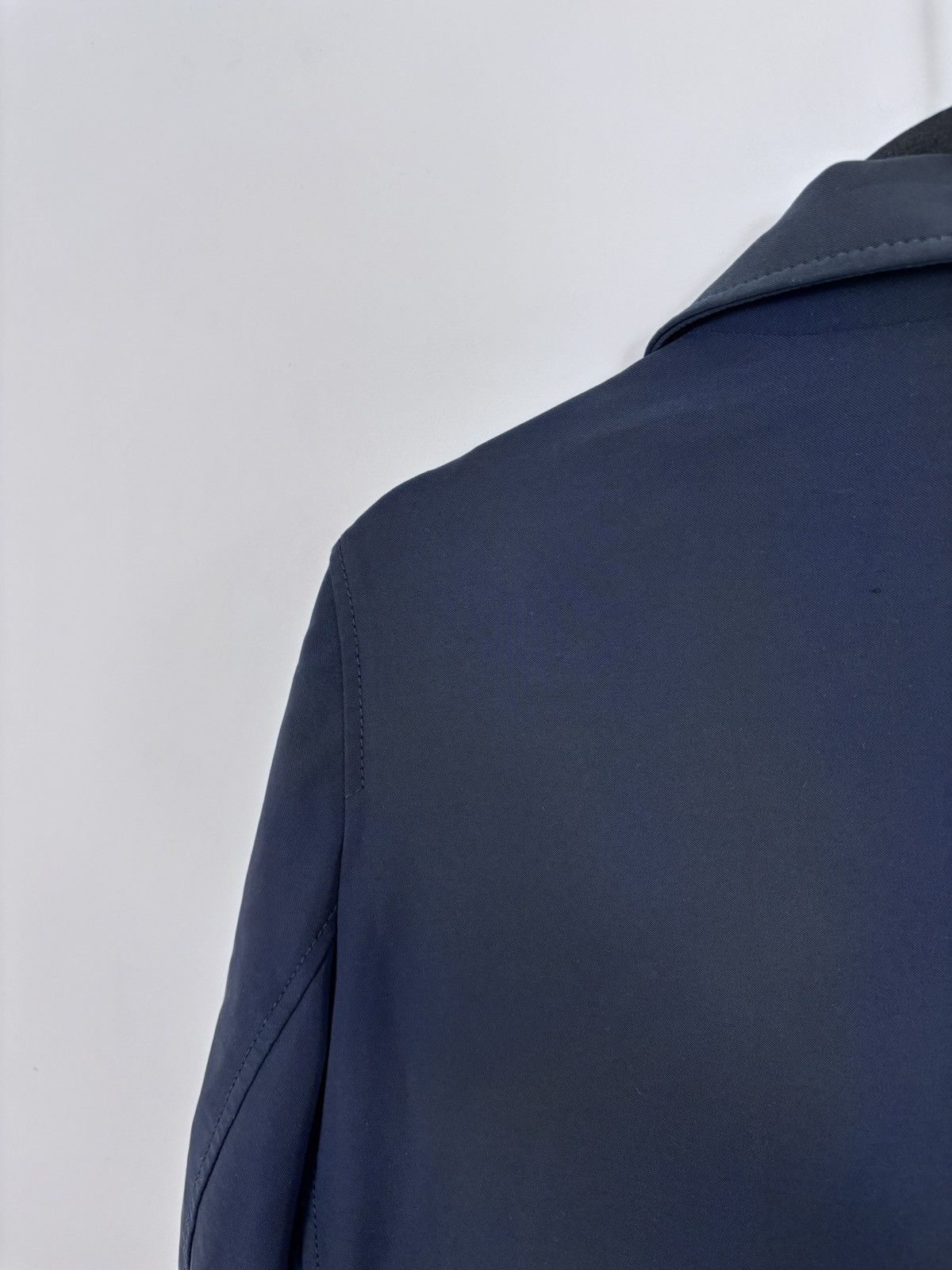 Prada Prada Men’s Navy Blue Stretch Trench Coat Chore Jacket Size US S / EU 44-46 / 1 - 24 Thumbnail