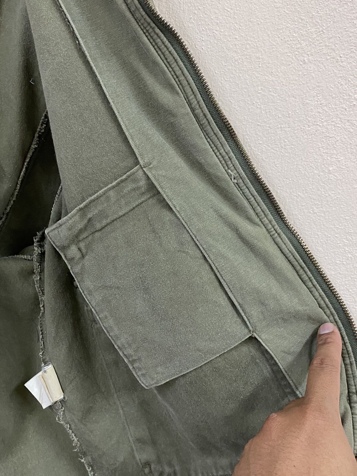 Vintage Vtg Army Military Jacket Size US L / EU 52-54 / 3 - 15 Thumbnail