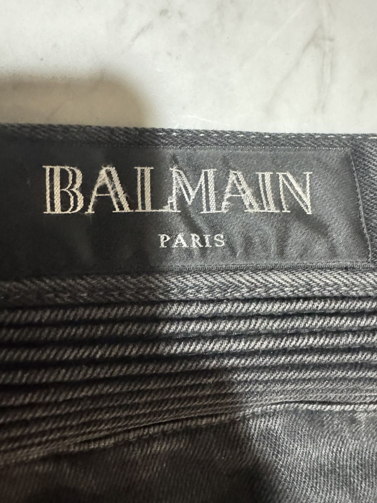 Balmain Balmain Biker Jeans Size US 33 - 2 Thumbnail