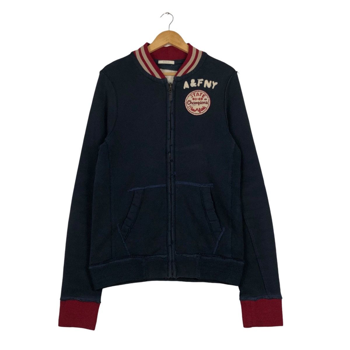 Abercrombie & Fitch × Japanese Brand Abercrombie & Fitch Sweater Jacket Rare Streetwear Size US M / EU 48-50 / 2 - 1 Thumbnail