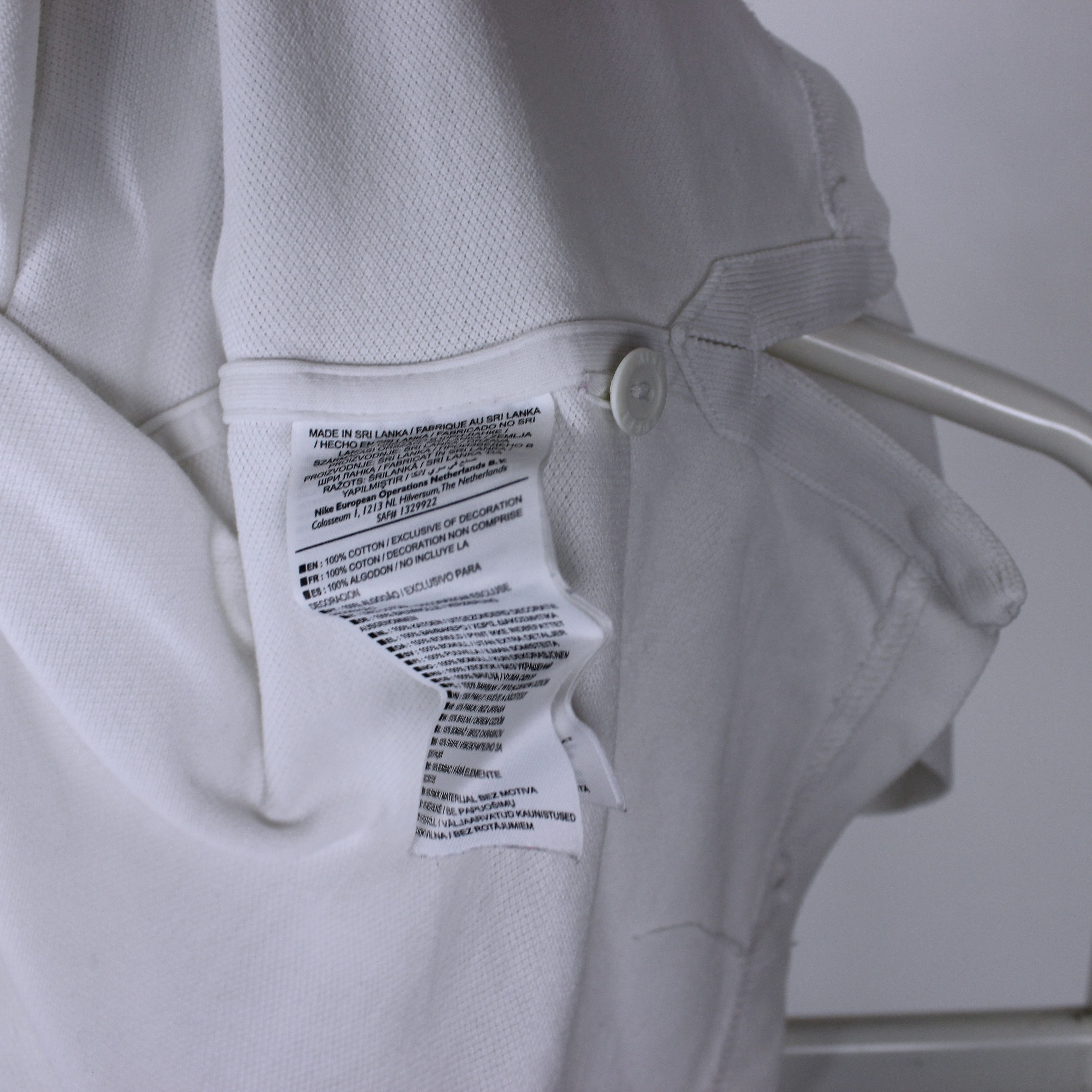 Nike Nike polo shirt vintage cotton L white Size US L / EU 52-54 / 3 - 8 Thumbnail