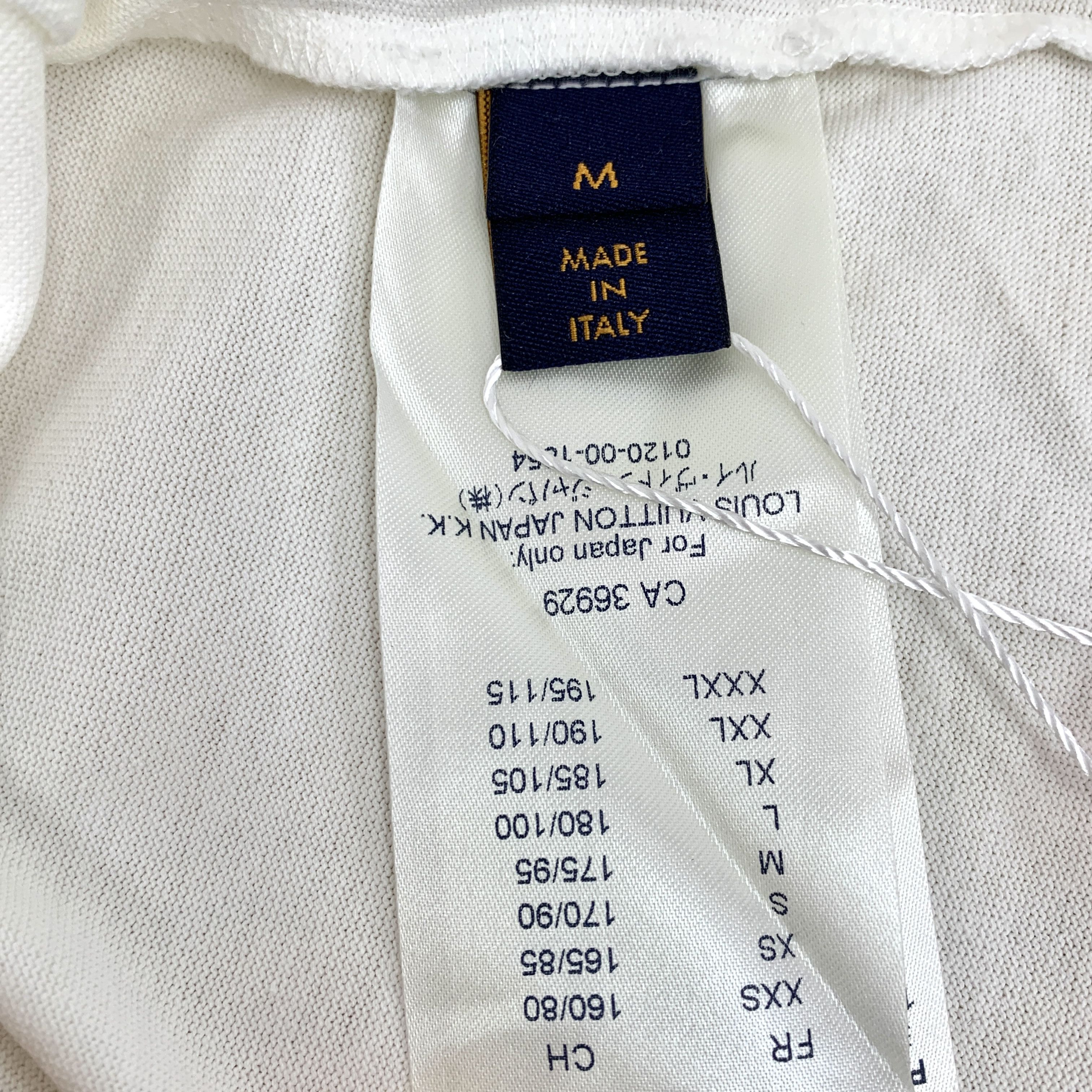 Louis Vuitton Louis Vuitton White Print Cotton Crewneck T-Shirt (Size M) Size US M / EU 48-50 / 2 - 4 Thumbnail