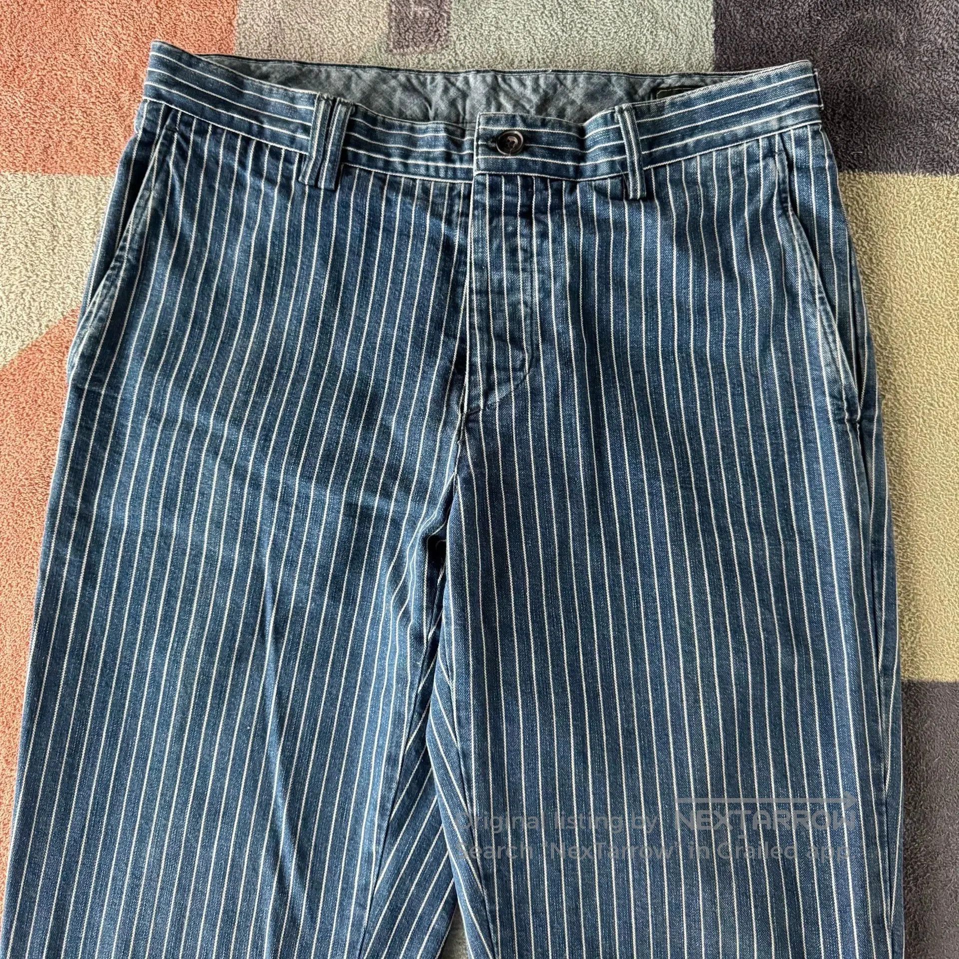 RRL Ralph Lauren Ralph Lauren Wabash Striped Pants. Size US 32 / EU 48 - 2 Thumbnail