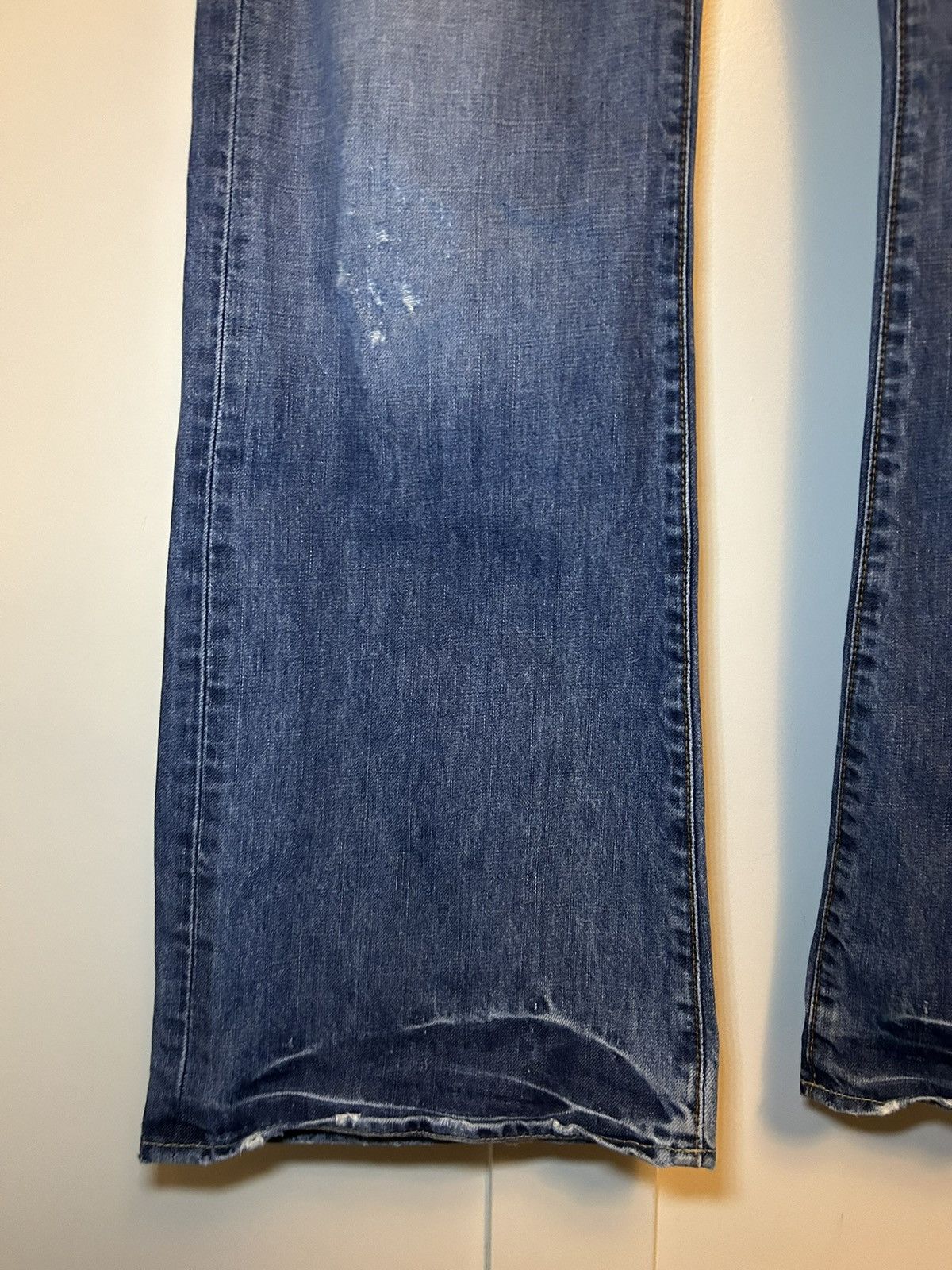 Guess Vintage Guess Jeans USA distressed bootcut jeans Size US 33 - 6 Thumbnail