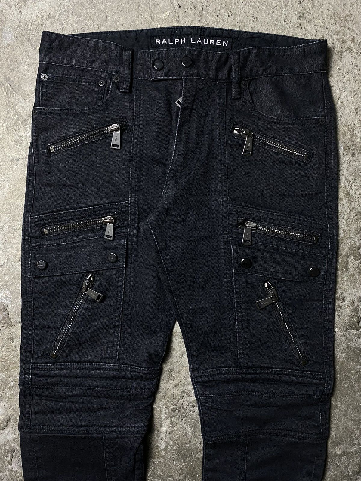 Ralph Lauren Black Label Ralph Lauren Black Label Biker Jeans Size US 32 / EU 48 - 3 Thumbnail