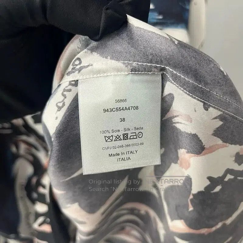 Dior Dior Multi-Color Silk Long Sleeve Shirt . Size US XS / EU 42 / 0 - 4 Thumbnail