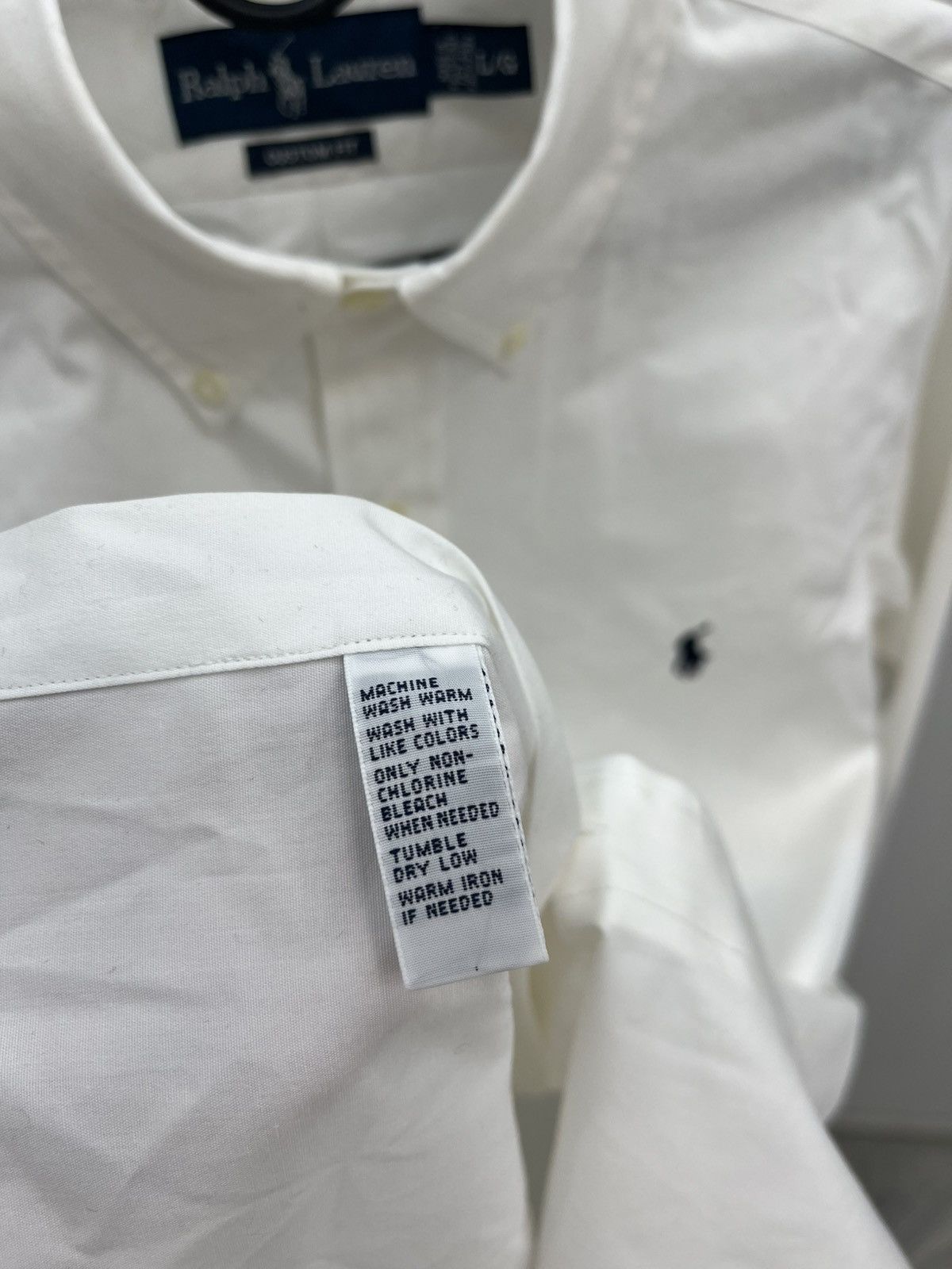 Polo Ralph Lauren Polo Ralph Lauren Cotton Classic Oxford Button Up Shirt Size US L / EU 52-54 / 3 - 5 Thumbnail