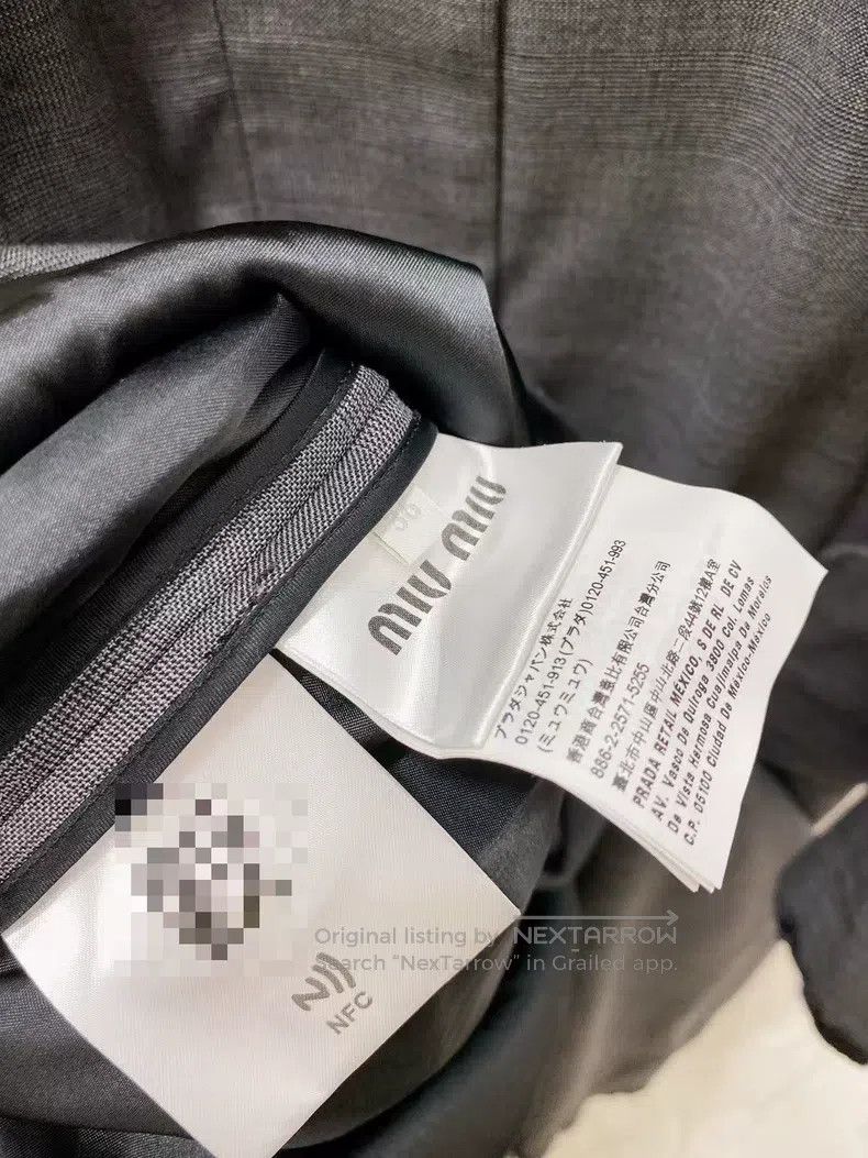 Miu Miu Miu Miu 38 Letter windbreaker coat coat Size M / US 6-8 / IT 42-44 - 4 Thumbnail