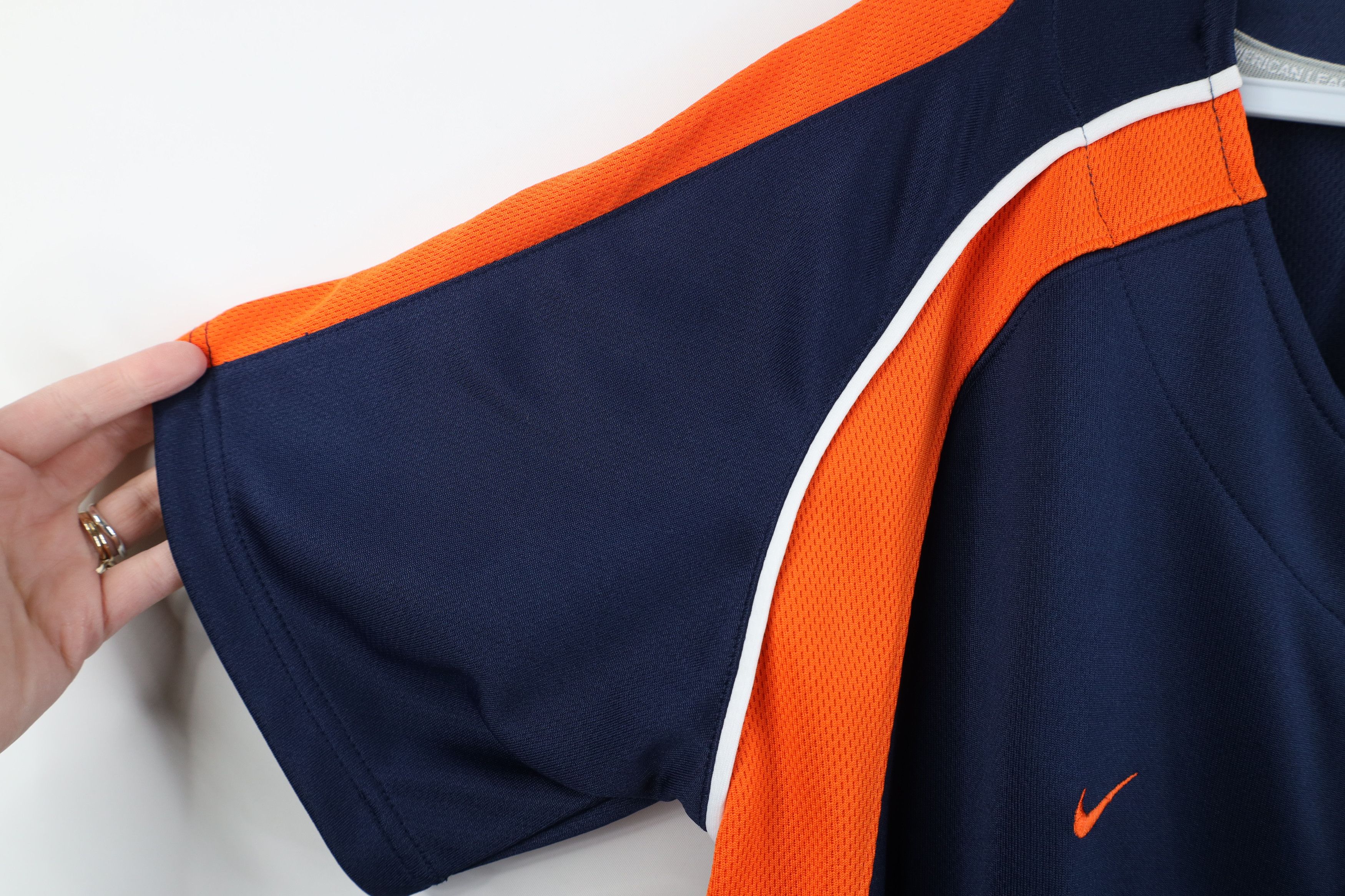 Nike Vintage Nike Swoosh Detroit Tigers Baseball Jersey Blue Size XXL / US 16-18 / IT 52-54 - 7 Thumbnail