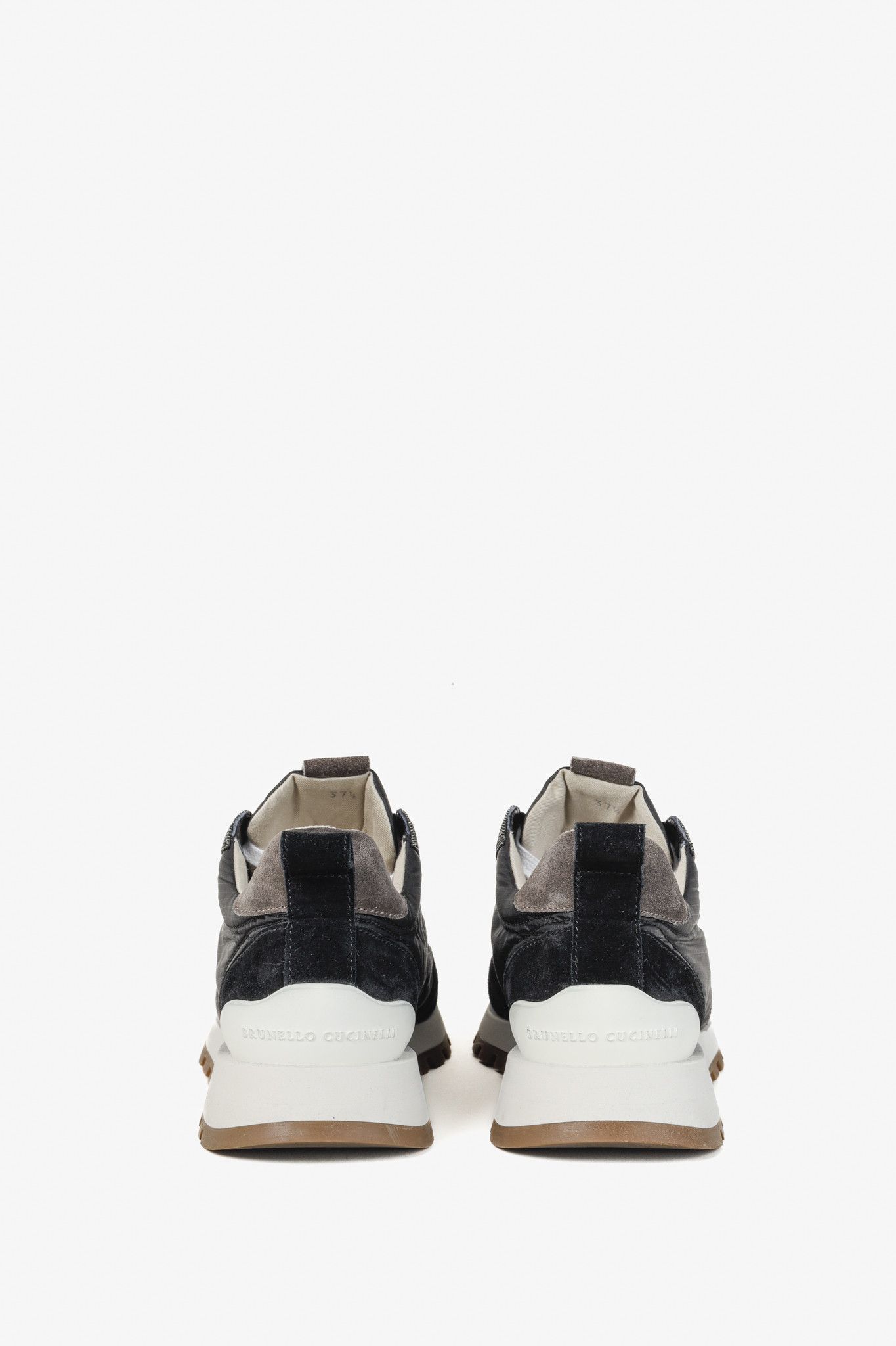 Brunello Cucinelli Brunello Cucinelli Black Sport Nylon Monili Sneakers Size US 7 / IT 37 - 3 Thumbnail