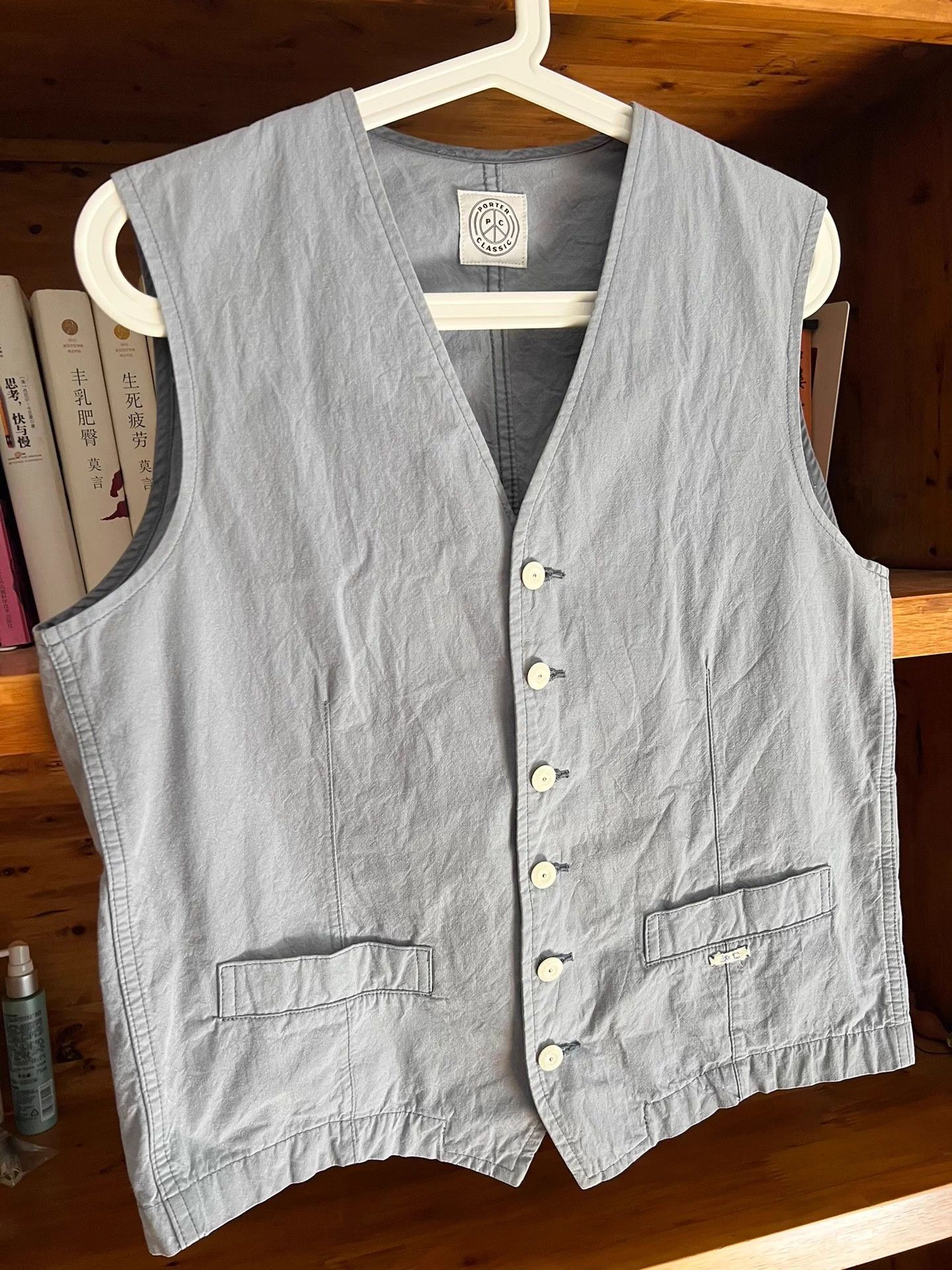 Porter Porter Classic Muted Blue Vest M Like New Size US M / EU 48-50 / 2 - 2 Thumbnail