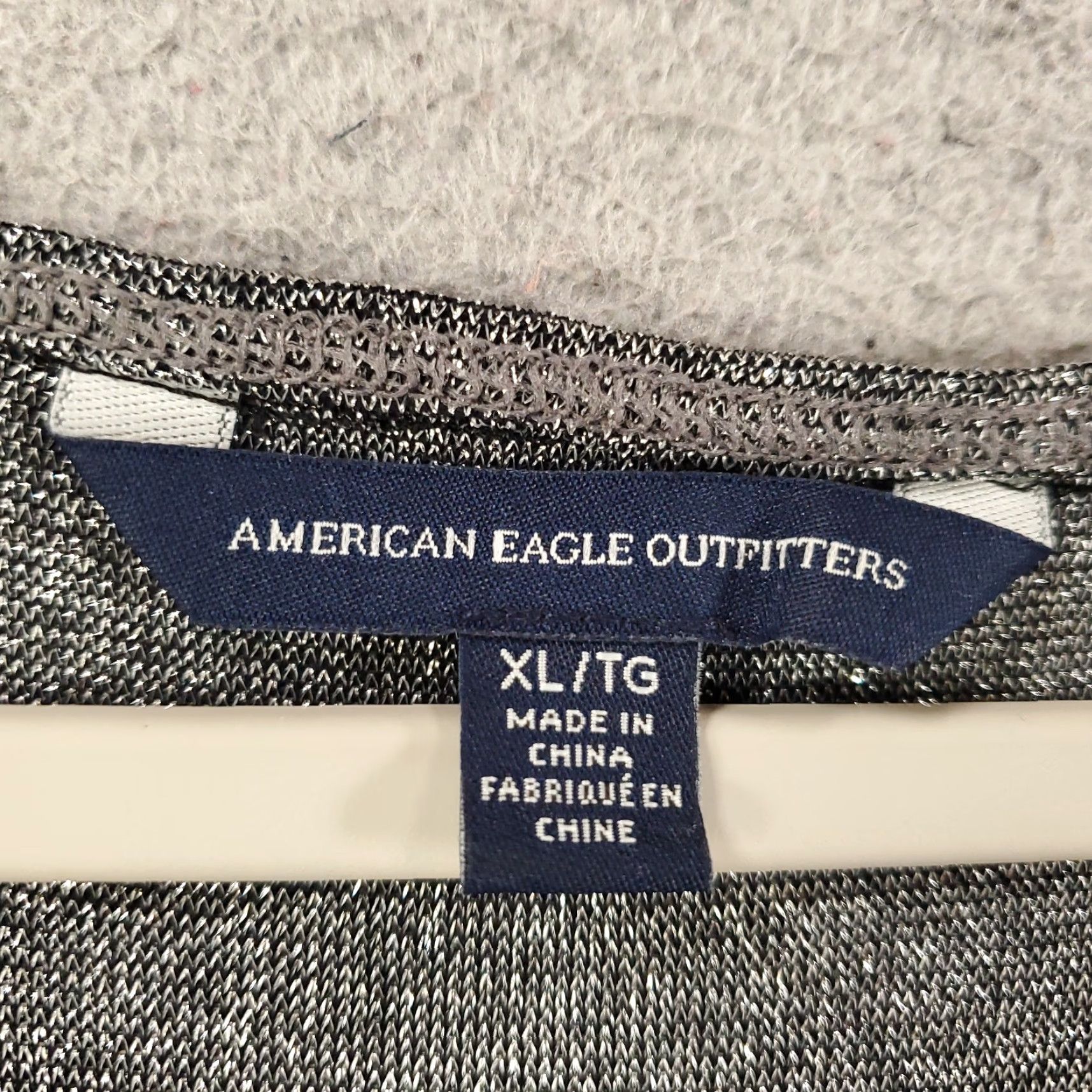American Eagle Outfitters VINTAGE American Eagle Outfitters Tank Top Womens XL Gray Sleeveless Basic Short Crew Neck Summer Casual Size XL / US 12-14 / IT 48-50 - 5 Thumbnail