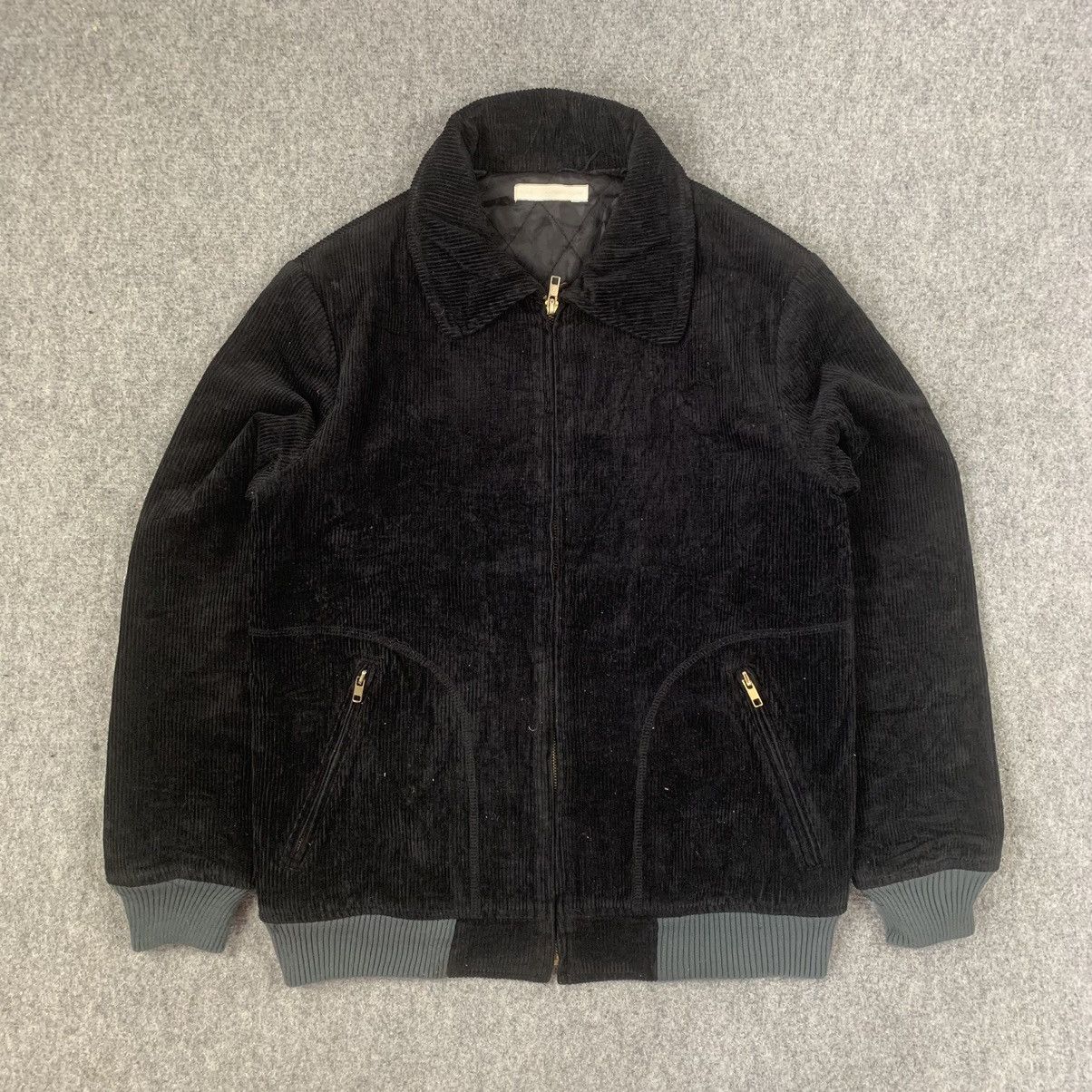 image of Vintage Number Nine Corduroy Jacket in Black, Men's (Size Medium)