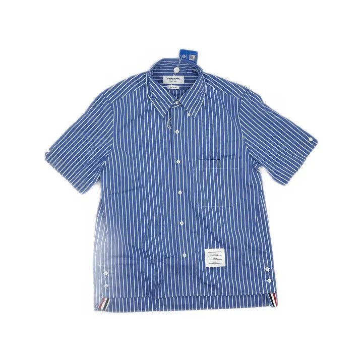 Thom Browne Thom Browne Casual Fashion Striped Short Sleeve Shirt -2507 Size US S / EU 44-46 / 1 - 2 Thumbnail