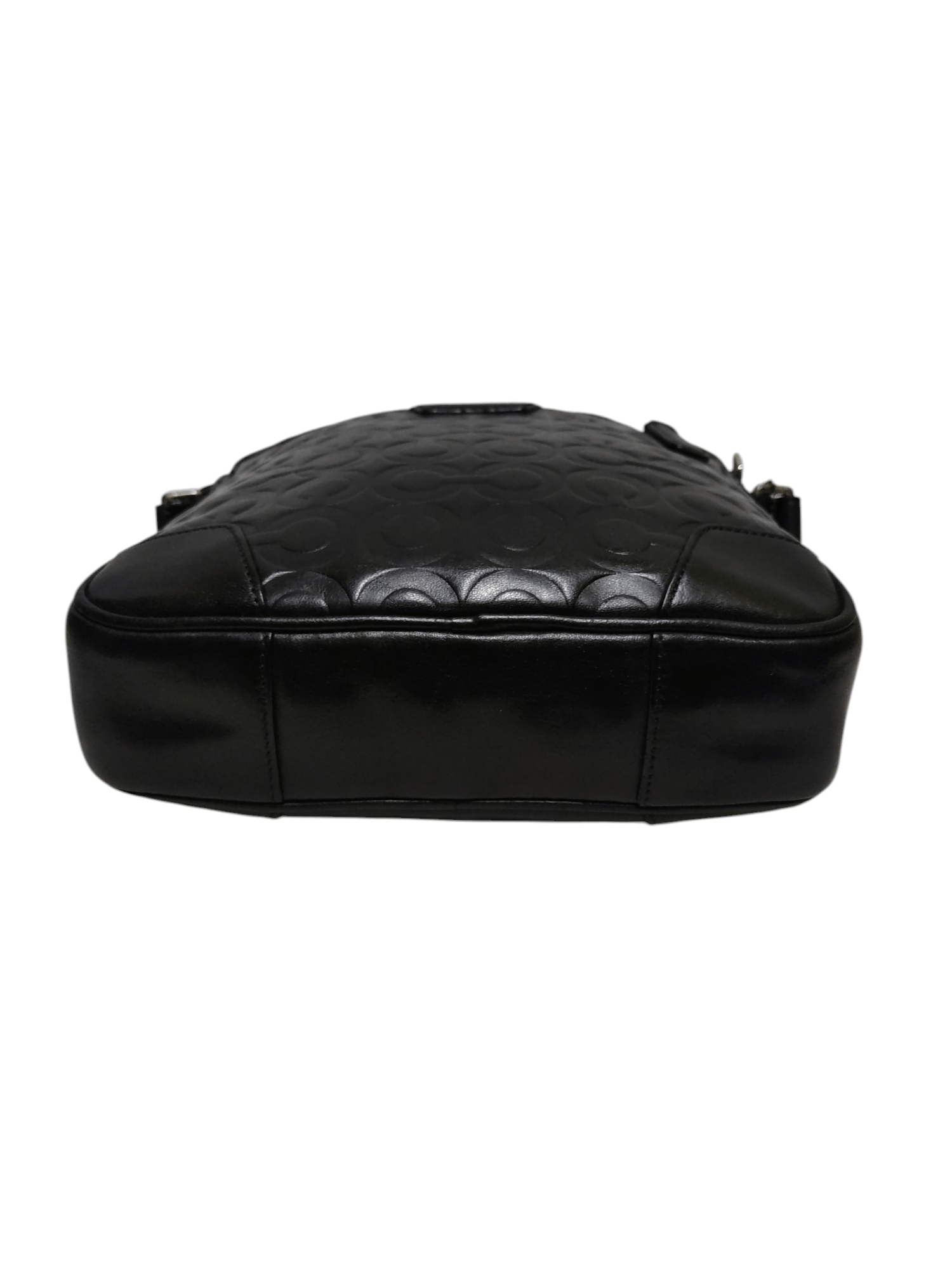 Coach Coach Bleecker OP Art Embossed Leather Large Flight Bag Size ONE SIZE - 9 Thumbnail
