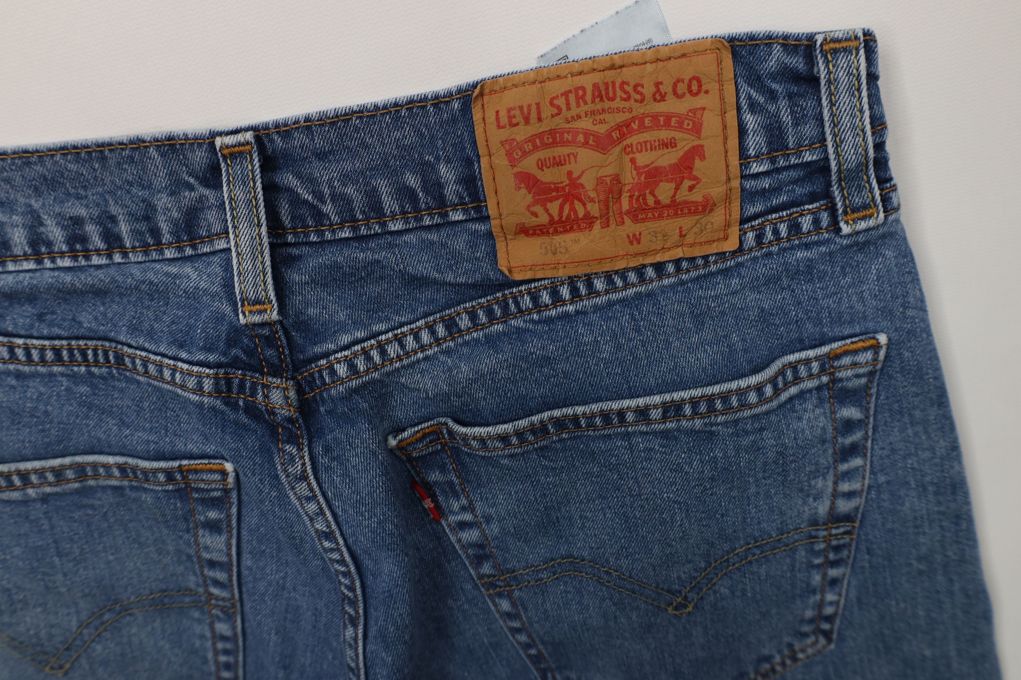 Levi's Vintage Y2K Levis 505 Regular Fit Straight Leg Denim Jeans Size US 32 / EU 48 - 14 Thumbnail