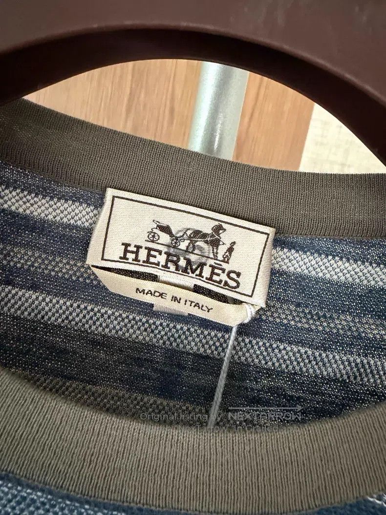 Hermes Hermes Short-sleeve Knit T-shirt Size US XL / EU 56 / 4 - 3 Thumbnail