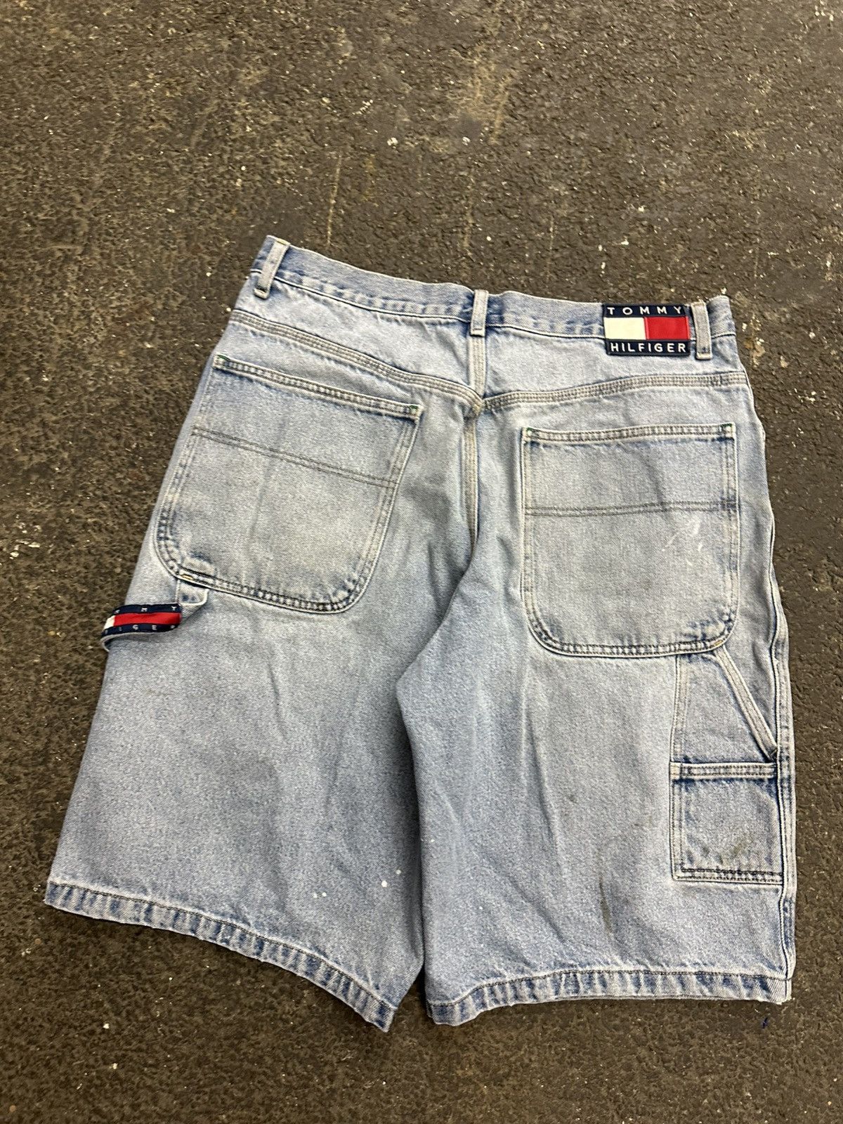 Tommy Hilfiger × Vintage Y2K Tommy cargo shorts Size US 36 / EU 52 - 4 Thumbnail